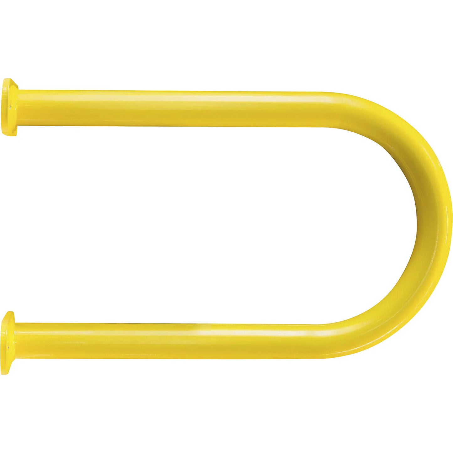 Wall protection bar, yellow/black, HxW 600 x 750 mm.