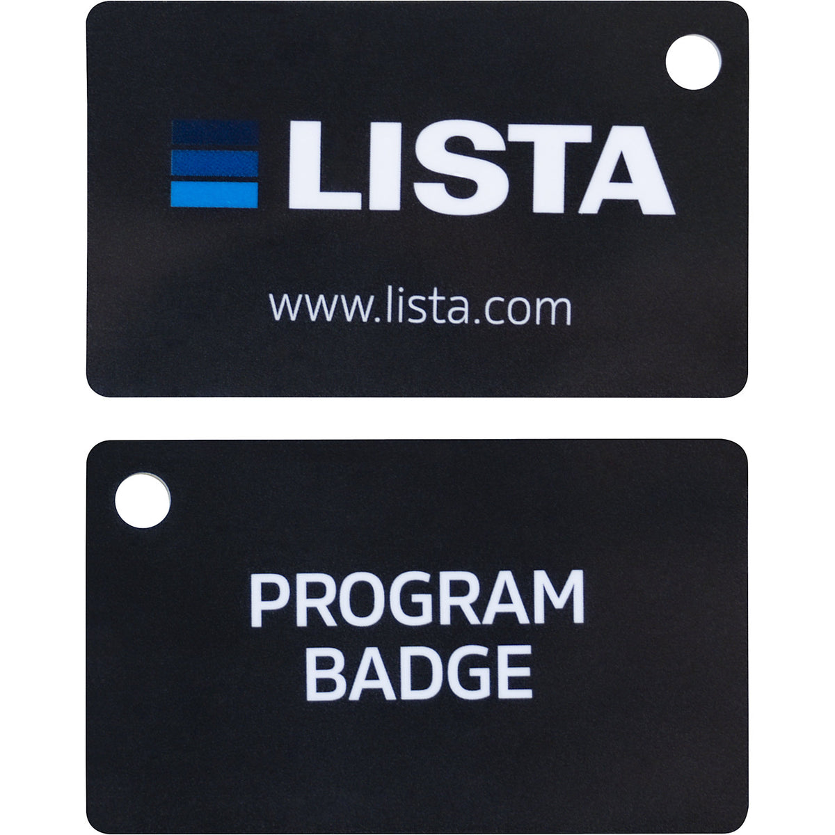 RFID Program Badge, for Lista drawer cabinets with RFID lock, pack of 2, black.
