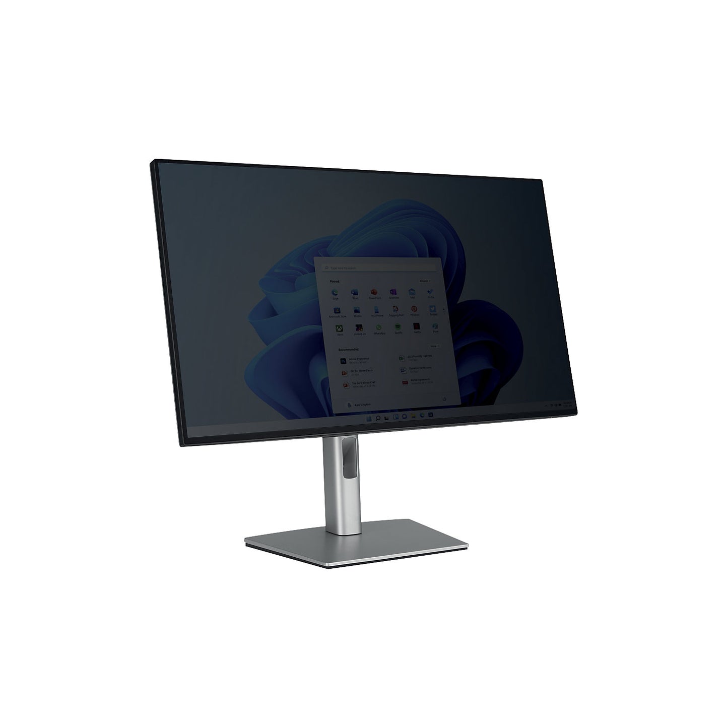 Privacy filter, black, WxH 527 x 296 mm, 23.8 inch.