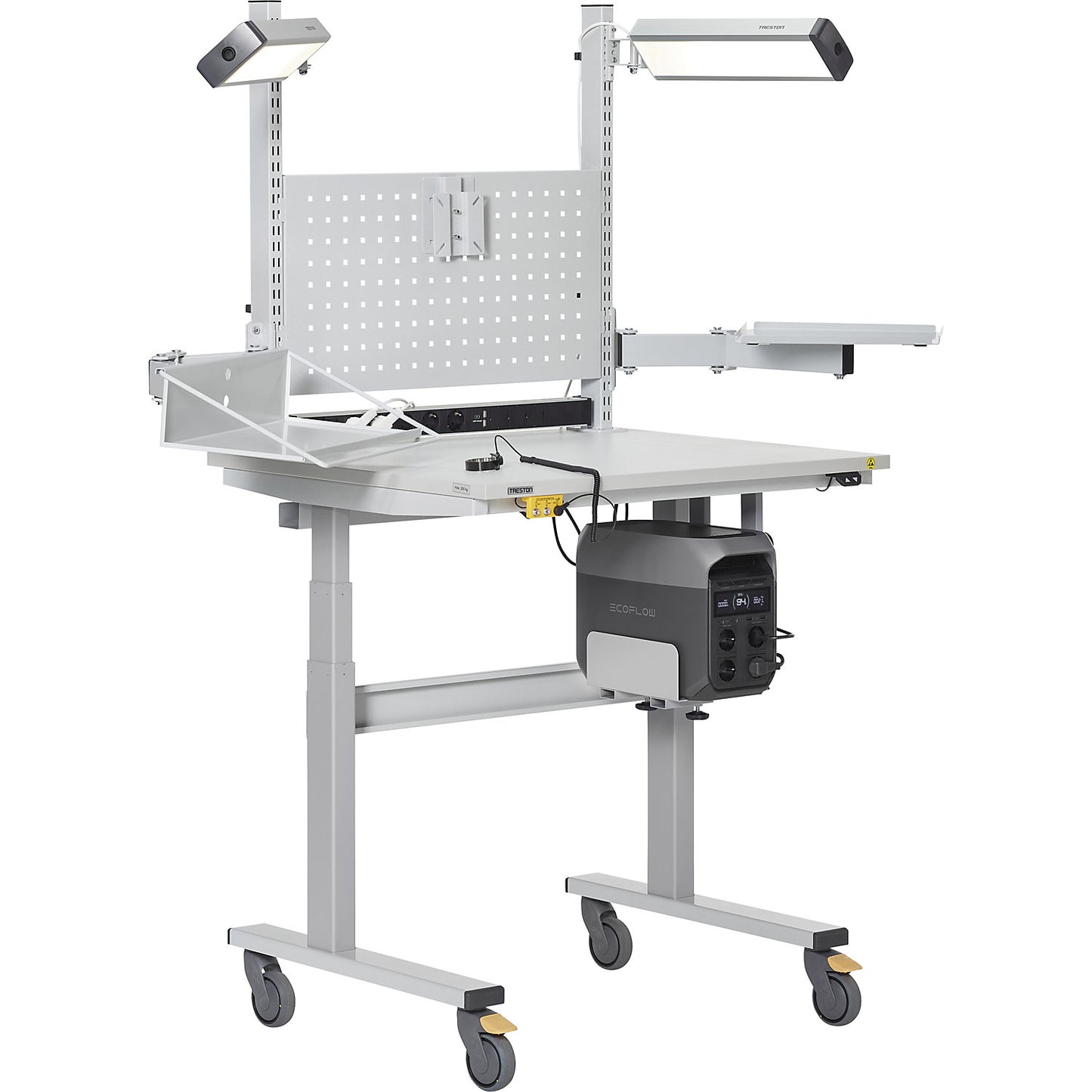 PowerX TED workstation, for power station, WxD 900 x 800 mm.