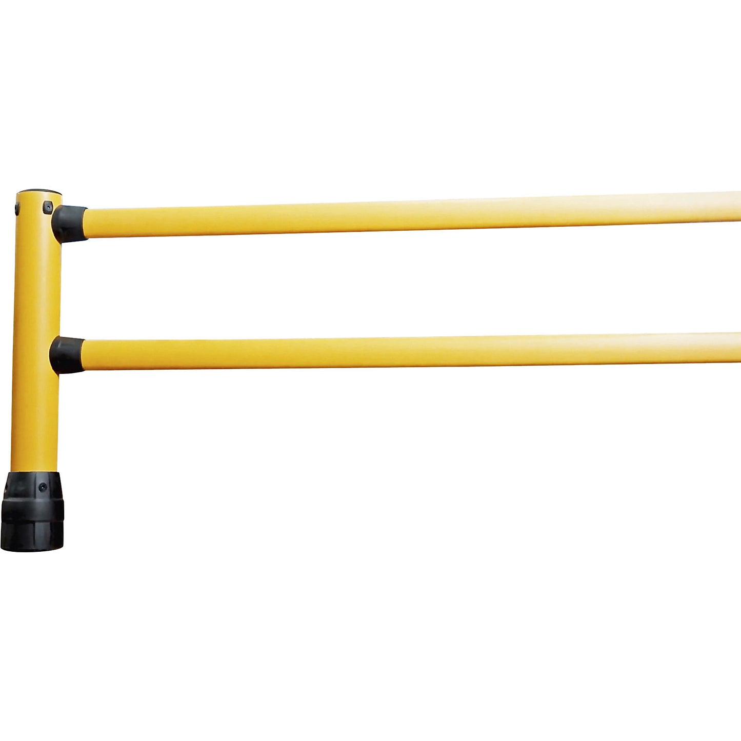 S-Line crash protection railing, LxWxH 2438 x 205 x 1170 mm, middle extension.