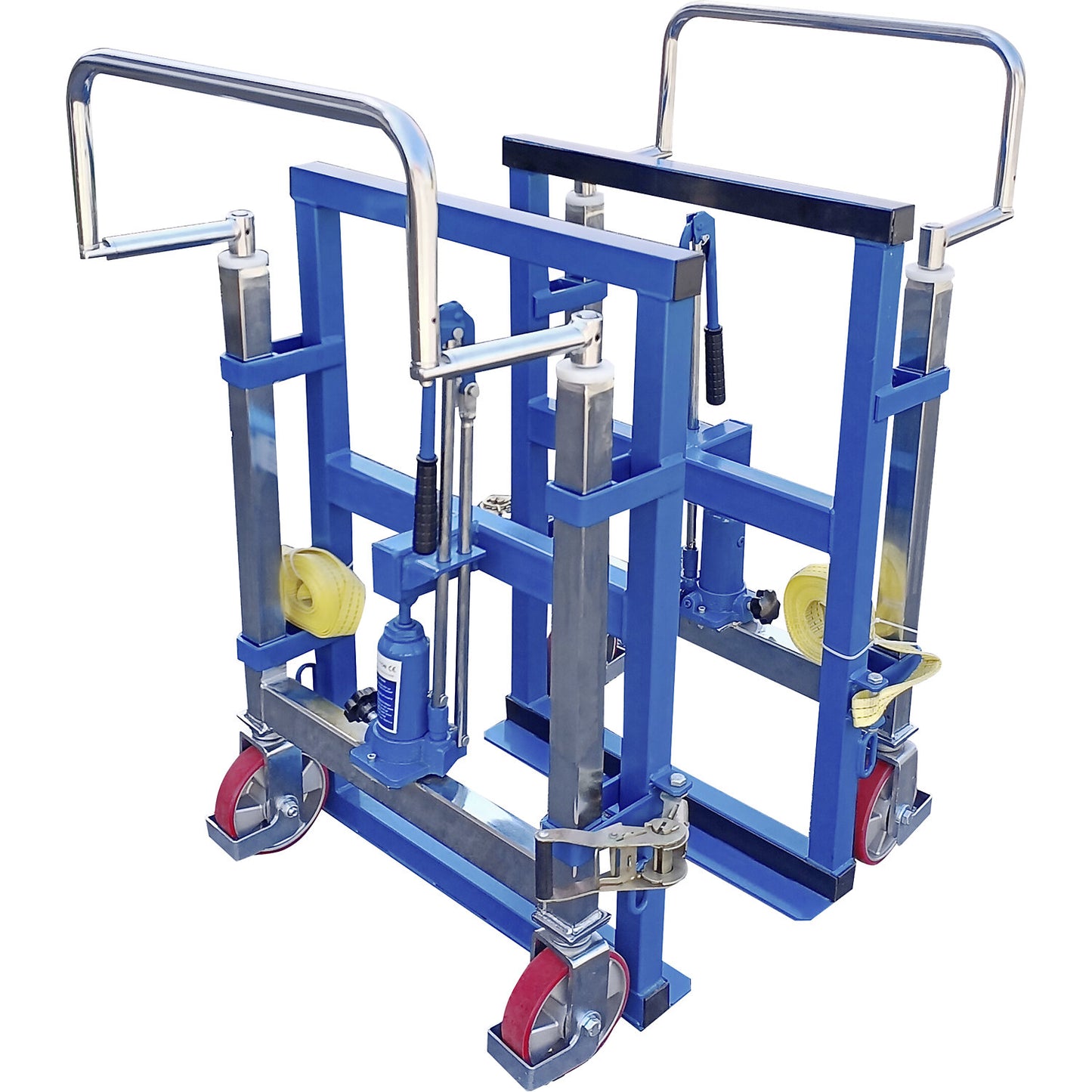 Furniture movers, hydraulic, max. load 1800 kg, pack of 2, lifting 100 mm.