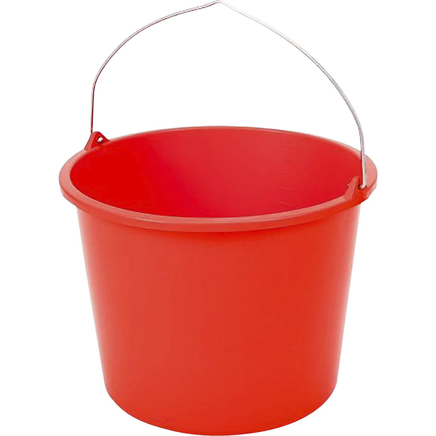 Bucket, capacity 12 l, pack of 12, red.
