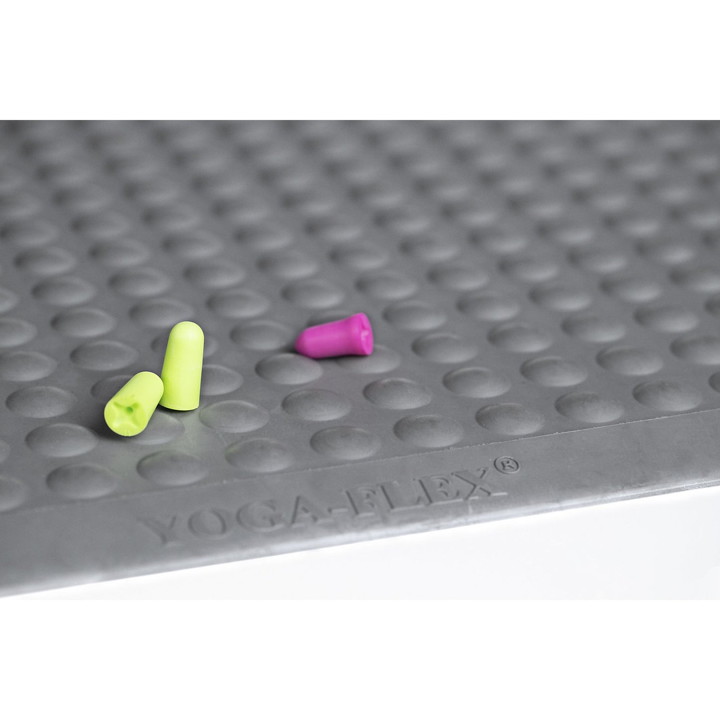 Yoga Flex Basic anti-fatigue matting, grey, LxW 900 x 600 mm, single mat.