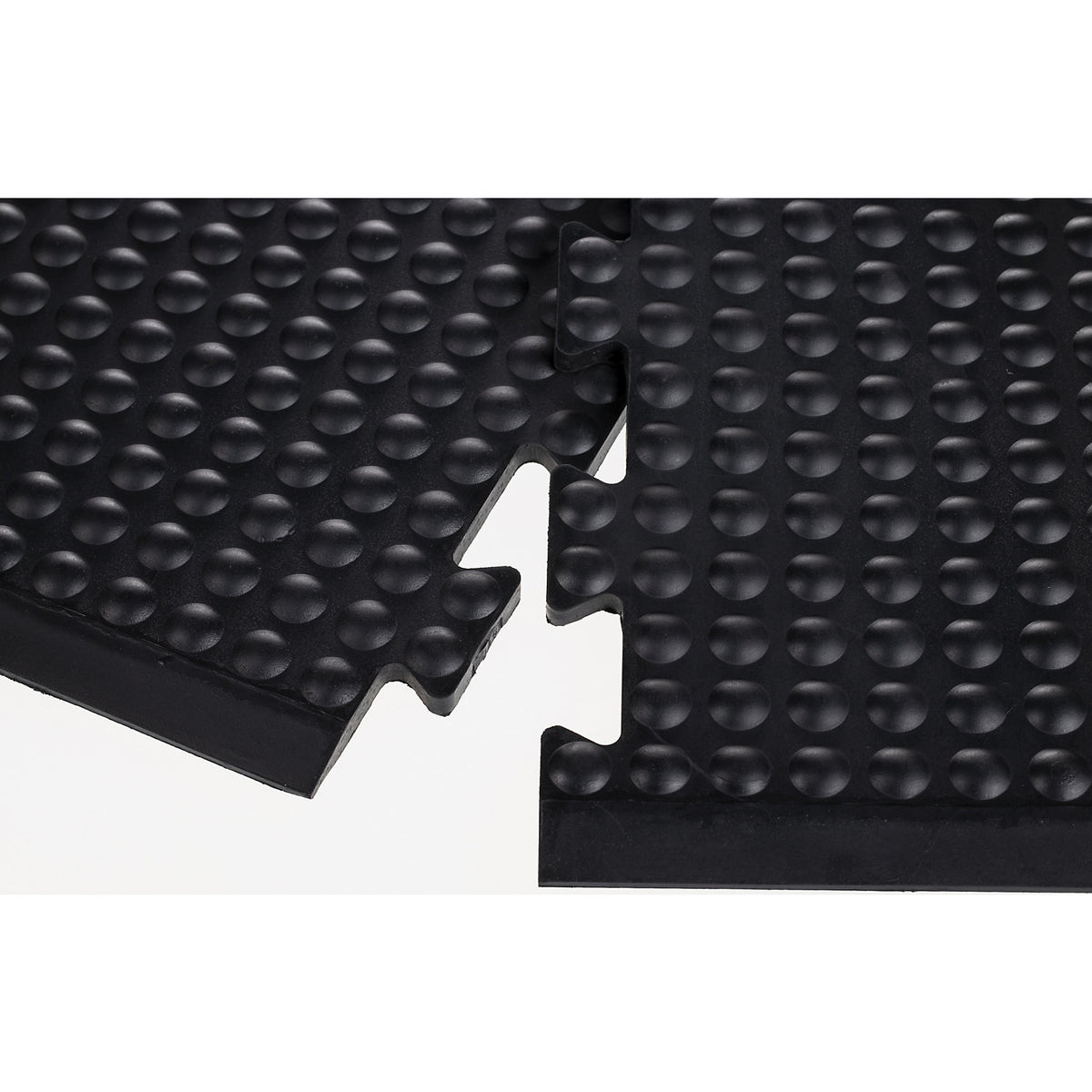 Yoga Flex Oil anti-fatigue matting, black, LxW 300 x 800 mm, end piece.