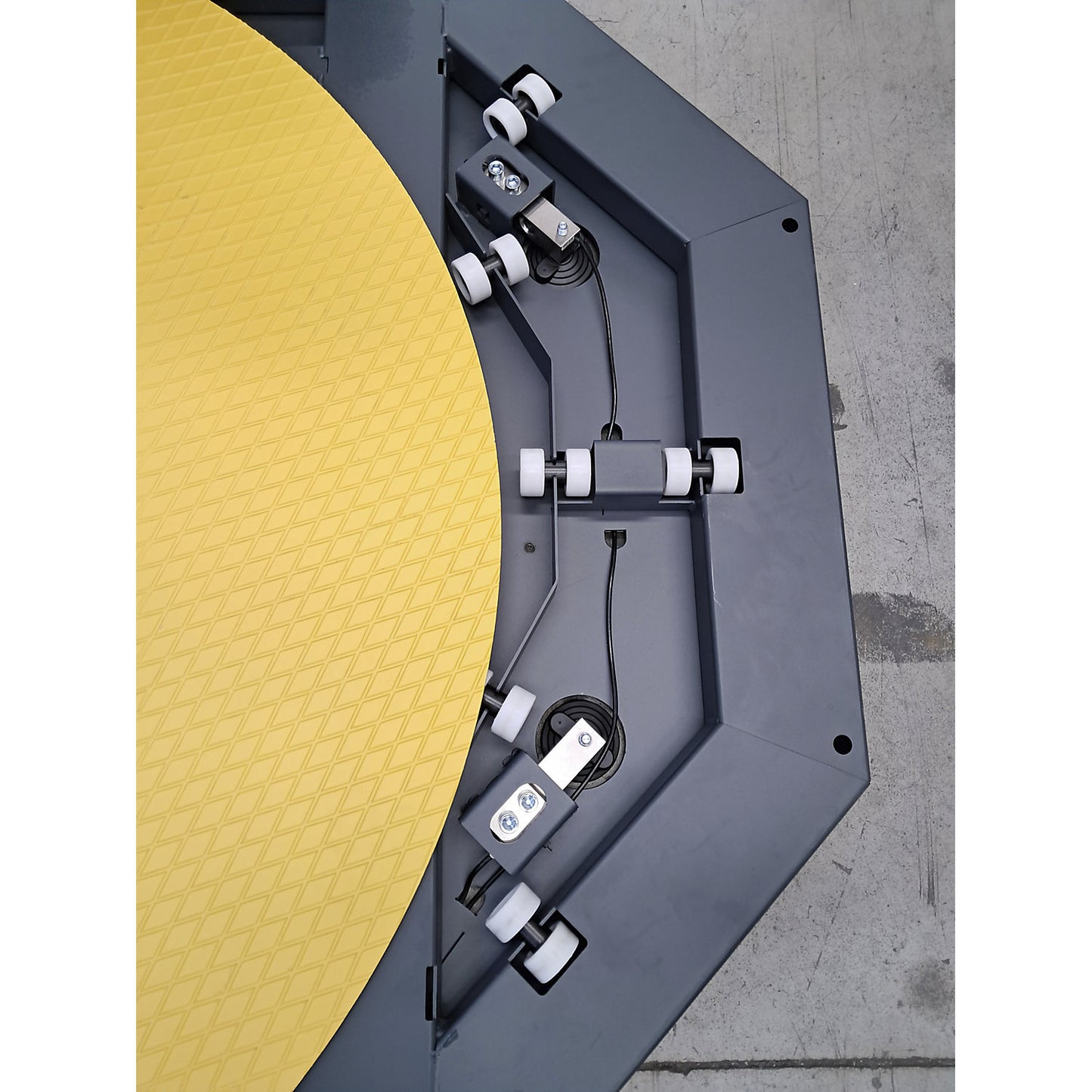 W8Wrap, weighing system for pallet wrappers Onewrap+, Prowrap, with turntable, Ø 1650 mm.