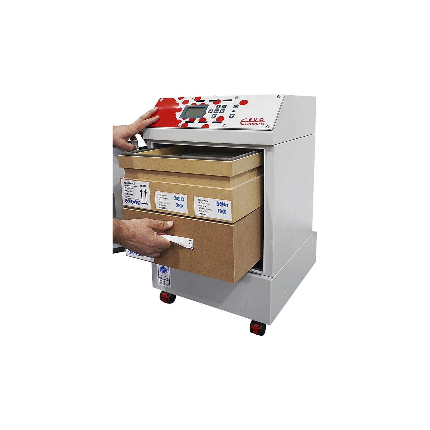 Extraction unit FEX 1000.1, standard, LxWxH 400 x 430 x 709 mm.
