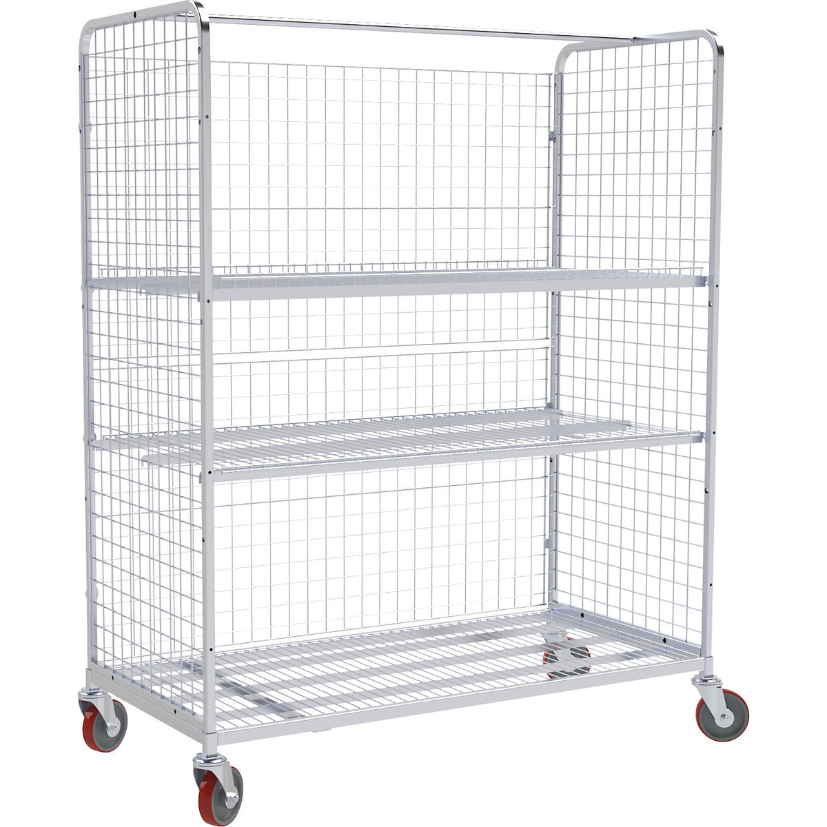 Order picking trolley, LxW 1340 x 670 mm, 2-sided.