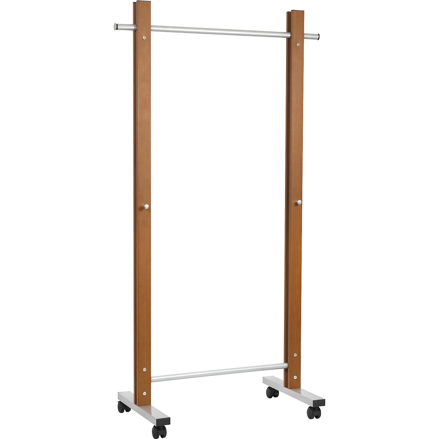 Coat rail MAULrumba, HxWxD 1745 x 510 x 775 mm, dark brown.