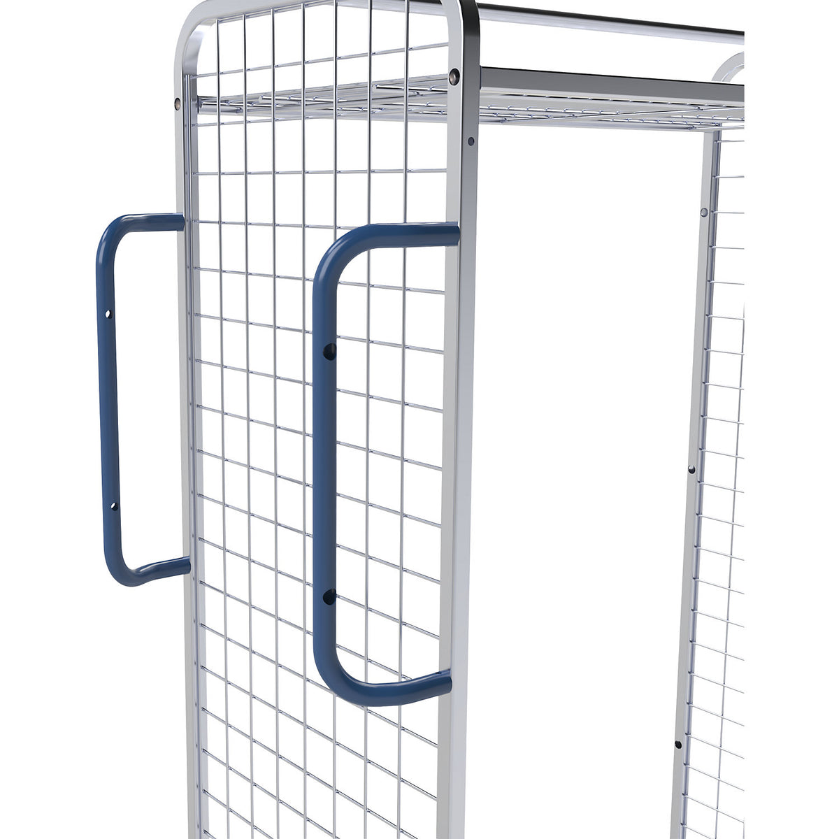 ME handle set for order picking trolleys, pair, S/M/L, 100 x 400 mm.