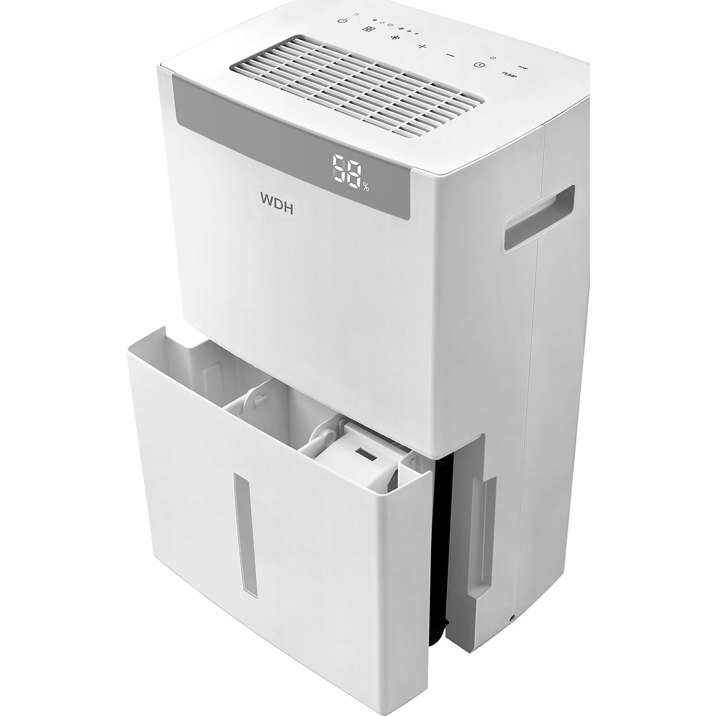 Dehumidifier WDH-870FW with Wi-Fi control, for room sizes of 120 m², HxWxD 610 x 384 x 280 mm.