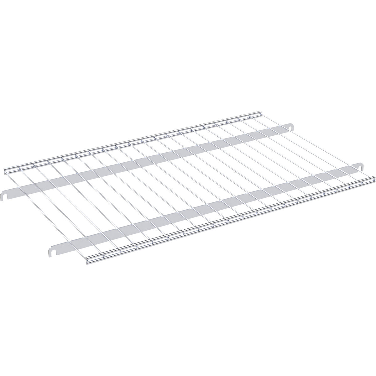 Wire mesh intermediate shelf, l x W 675 x 392 mm, for hooking in, without upstand.