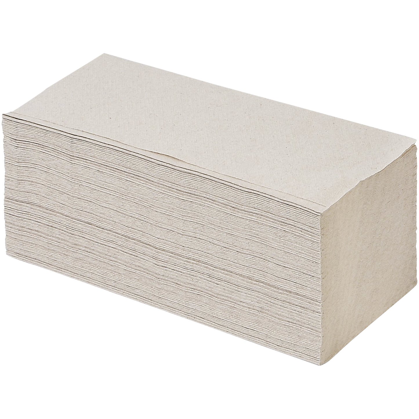 V-fold folded hand towels, 1-ply, grey, pack of 5000.