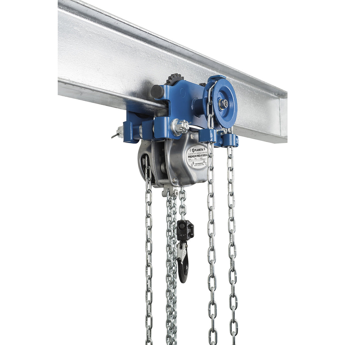 Short combination trolley LHT-G, steel, max. load 3000 kg, gripping range 100 - 203 mm.