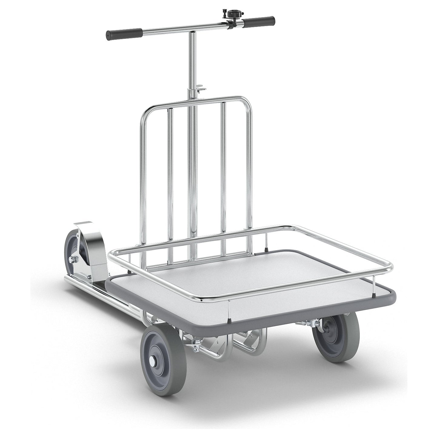 MODEL 86 company scooter, 3 wheels, with platform, bell and foot brake.