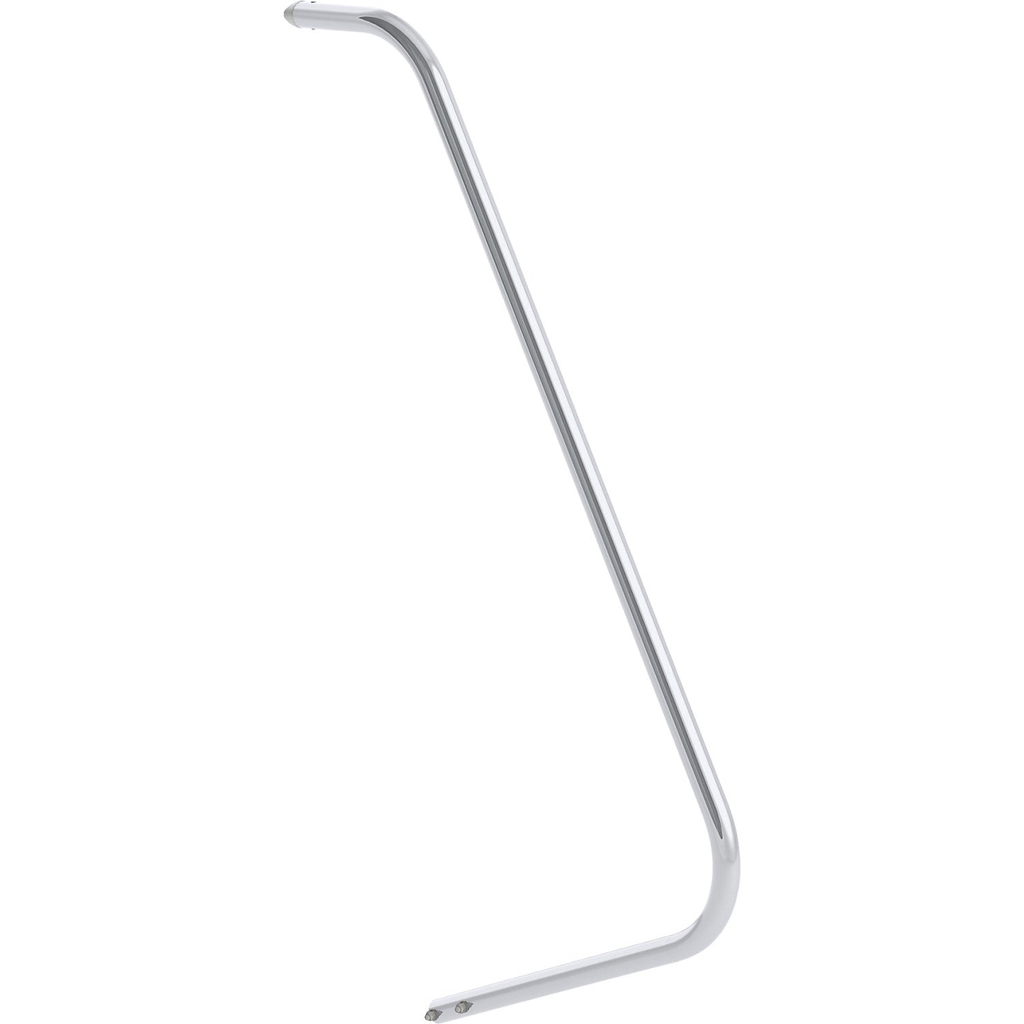Hand rail, for mobile safety steps with 1-sided access, with 7 - 8 steps.