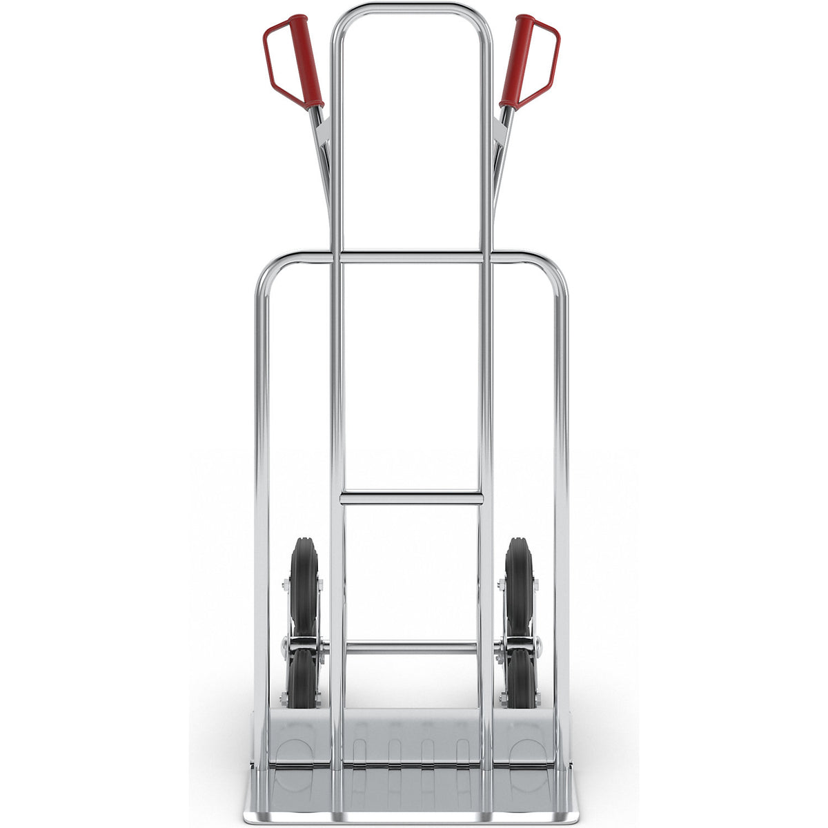 Aluminium stair climbing truck, footplate WxD 550 x 220 mm, max. load 150 kg.