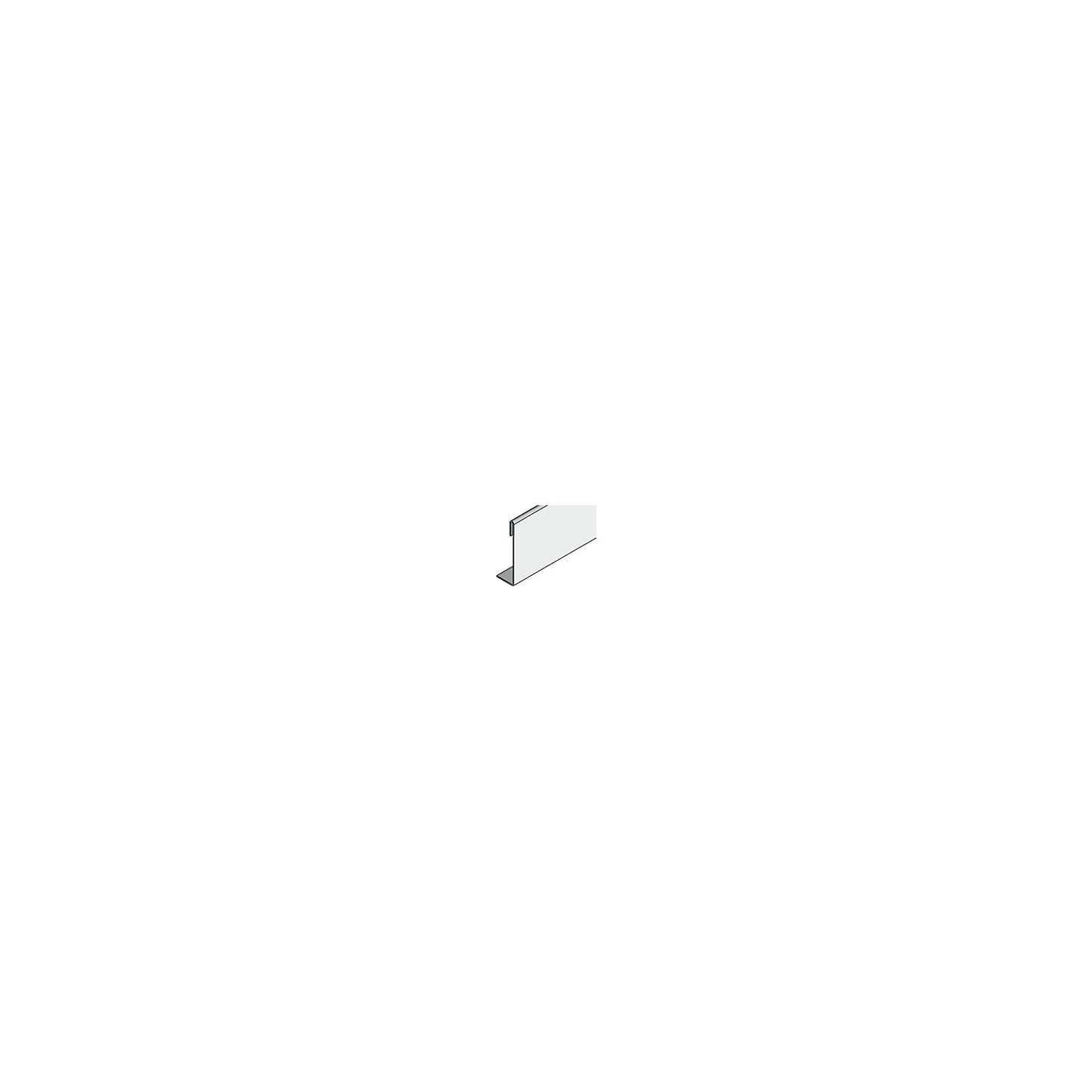 Base screen, for shelf unit width 1000 mm, light grey.