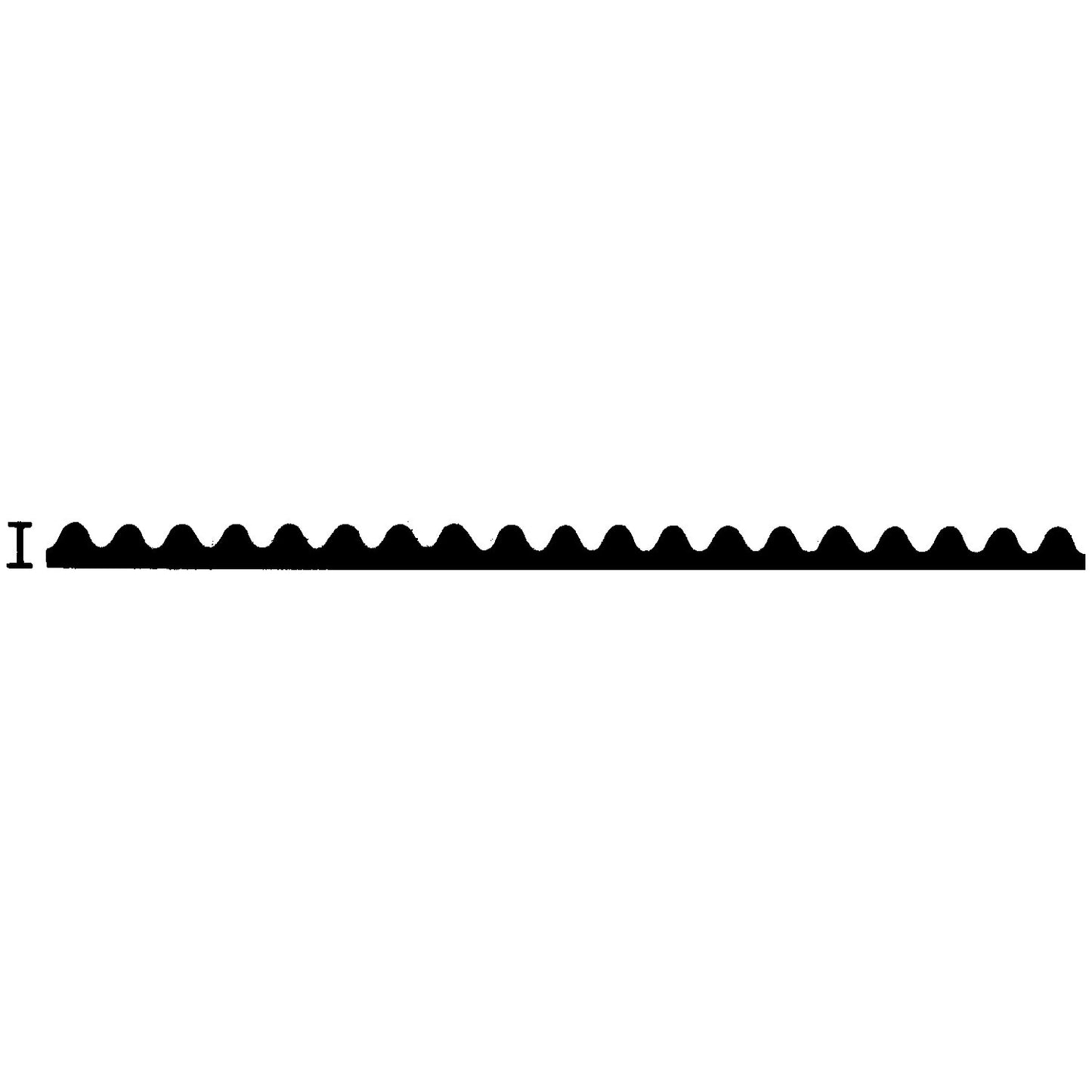 COBArib shelf and workbench matting, with closed surface, sold by the metre, width 900 mm, mat height 6 mm.
