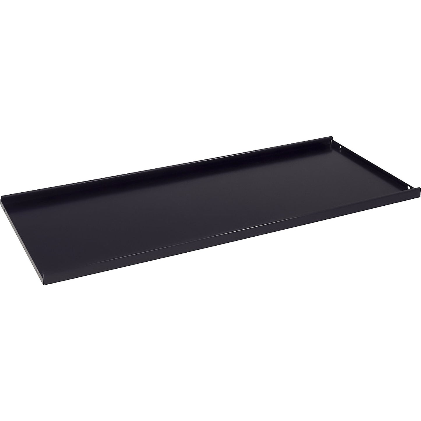 Shelf, for office cupboard, black grey, for WxD 1200 x 400 mm, pack of 2.