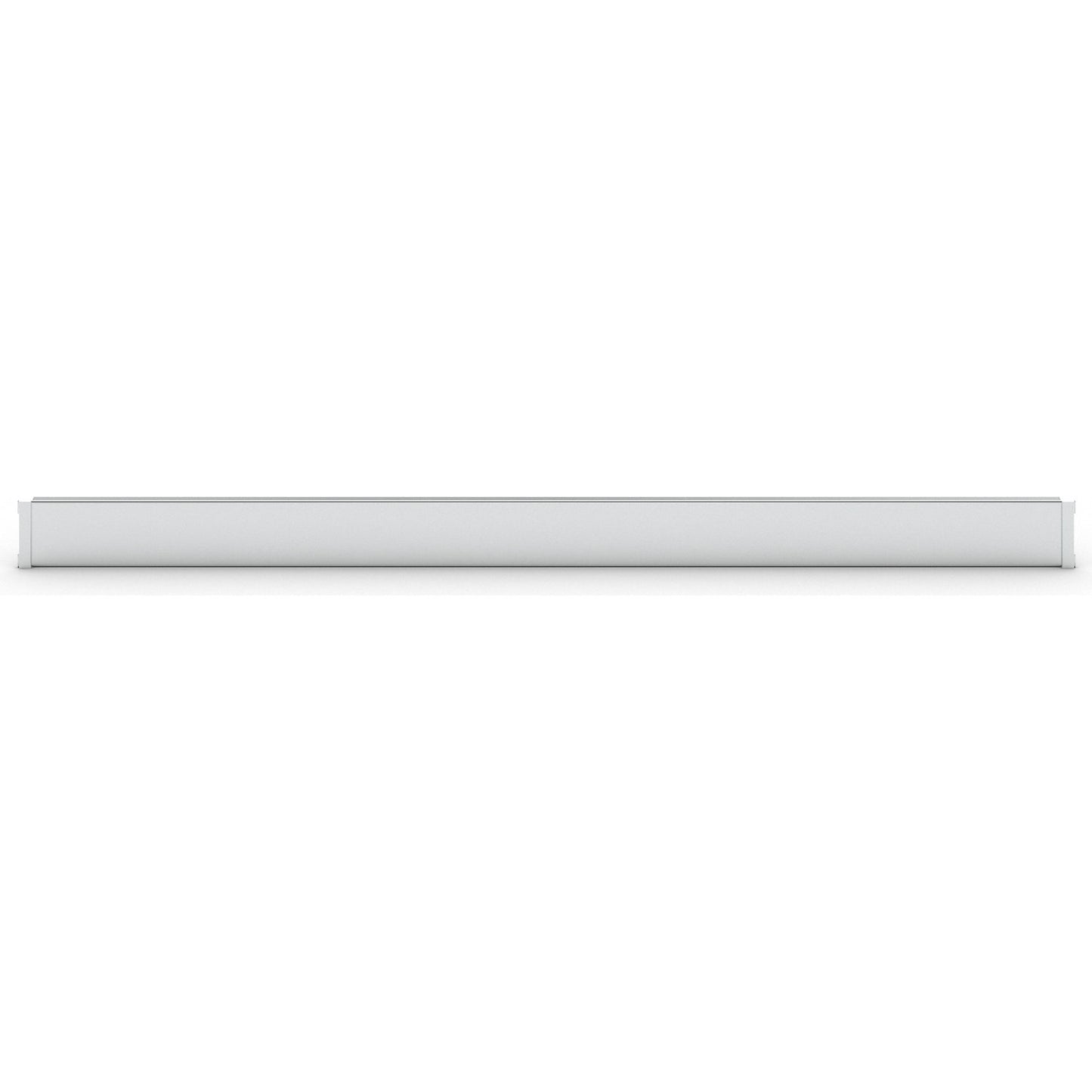 Foot rails for heavy duty shelving units, zinc plated, pack of 5, for shelf width 957 mm.