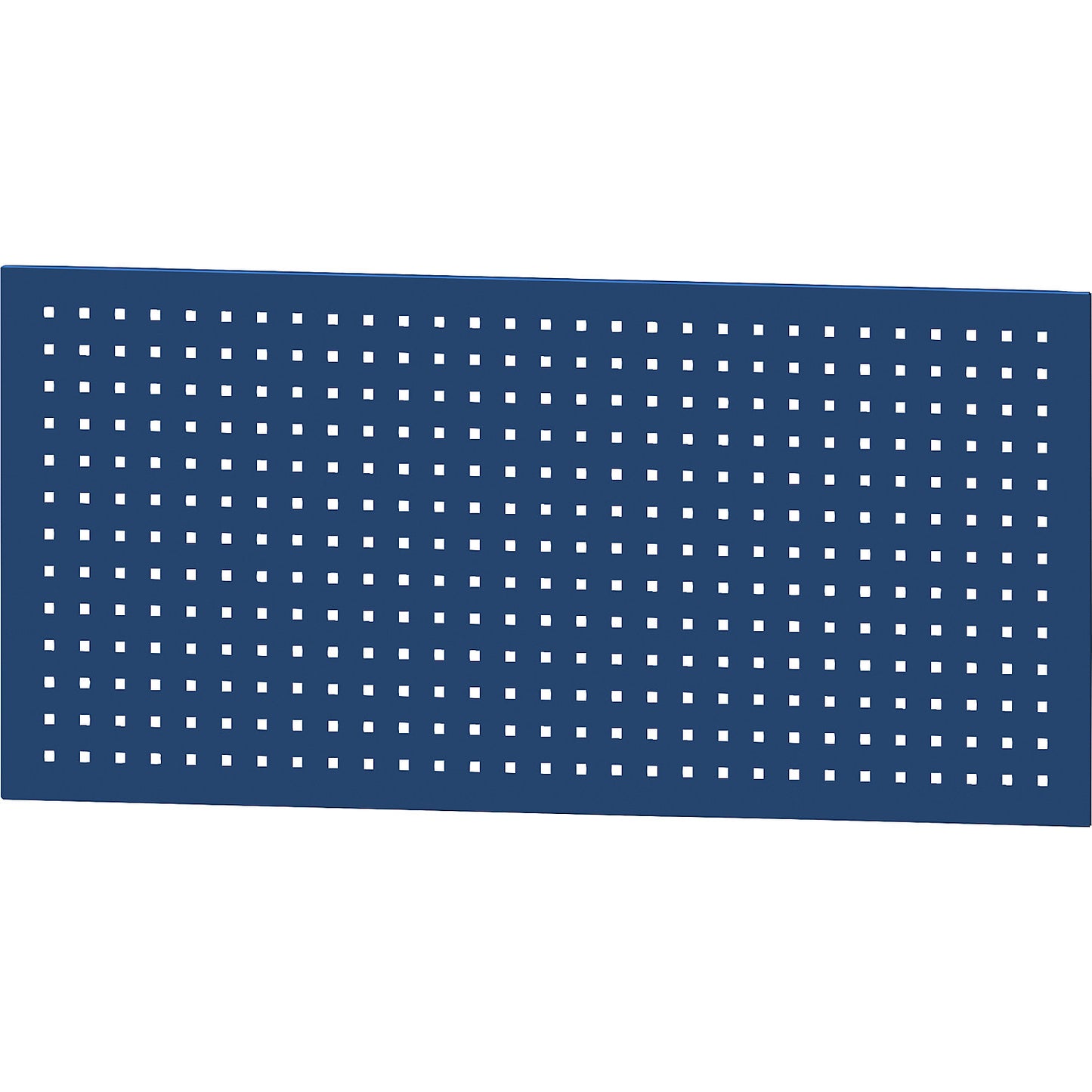 Perforated panel, width 600 mm, length 1250 mm, blue.
