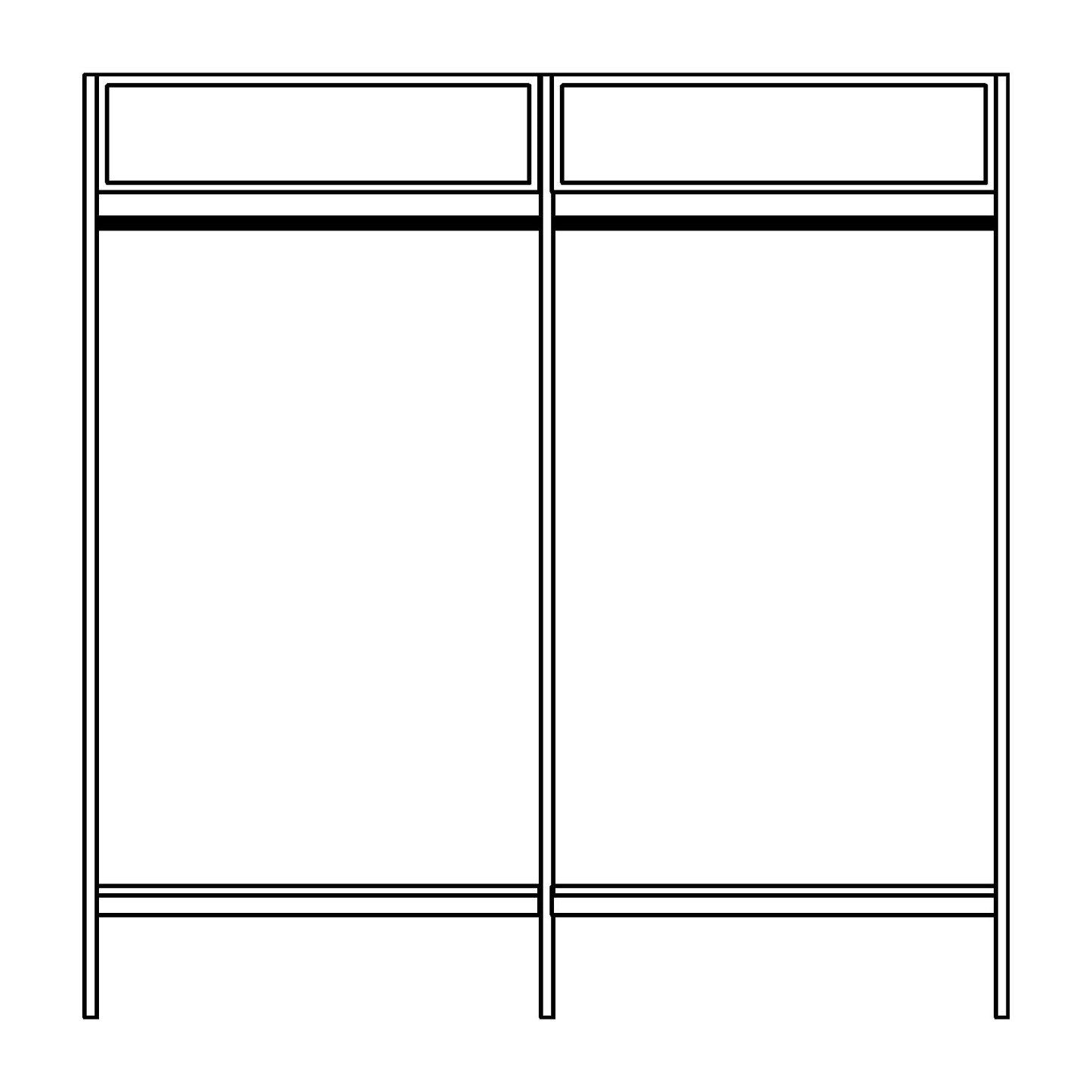 Open coat rack, light grey RAL 7035, with 20 coat hangers.