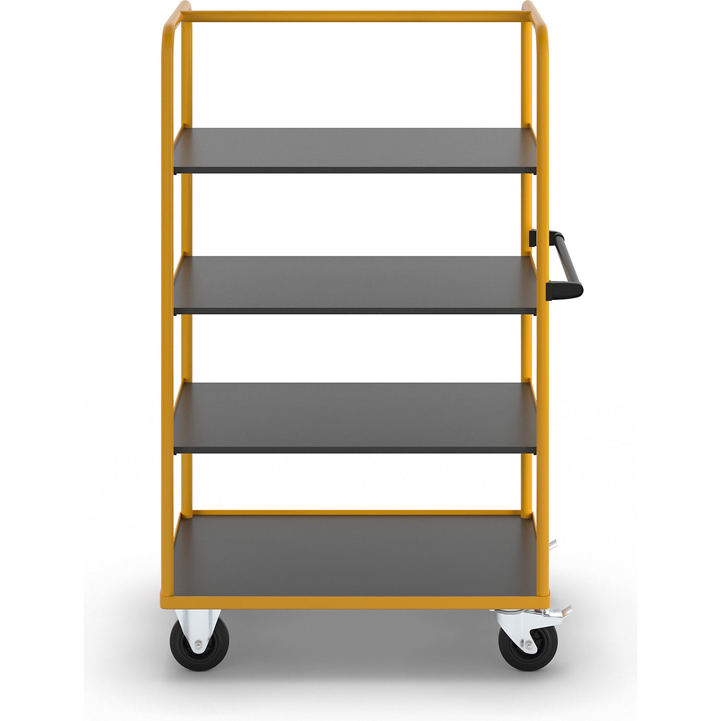 Professional shelf and platform truck, 3 shelves, LxWxH 1130 x 700 x 1750 mm.