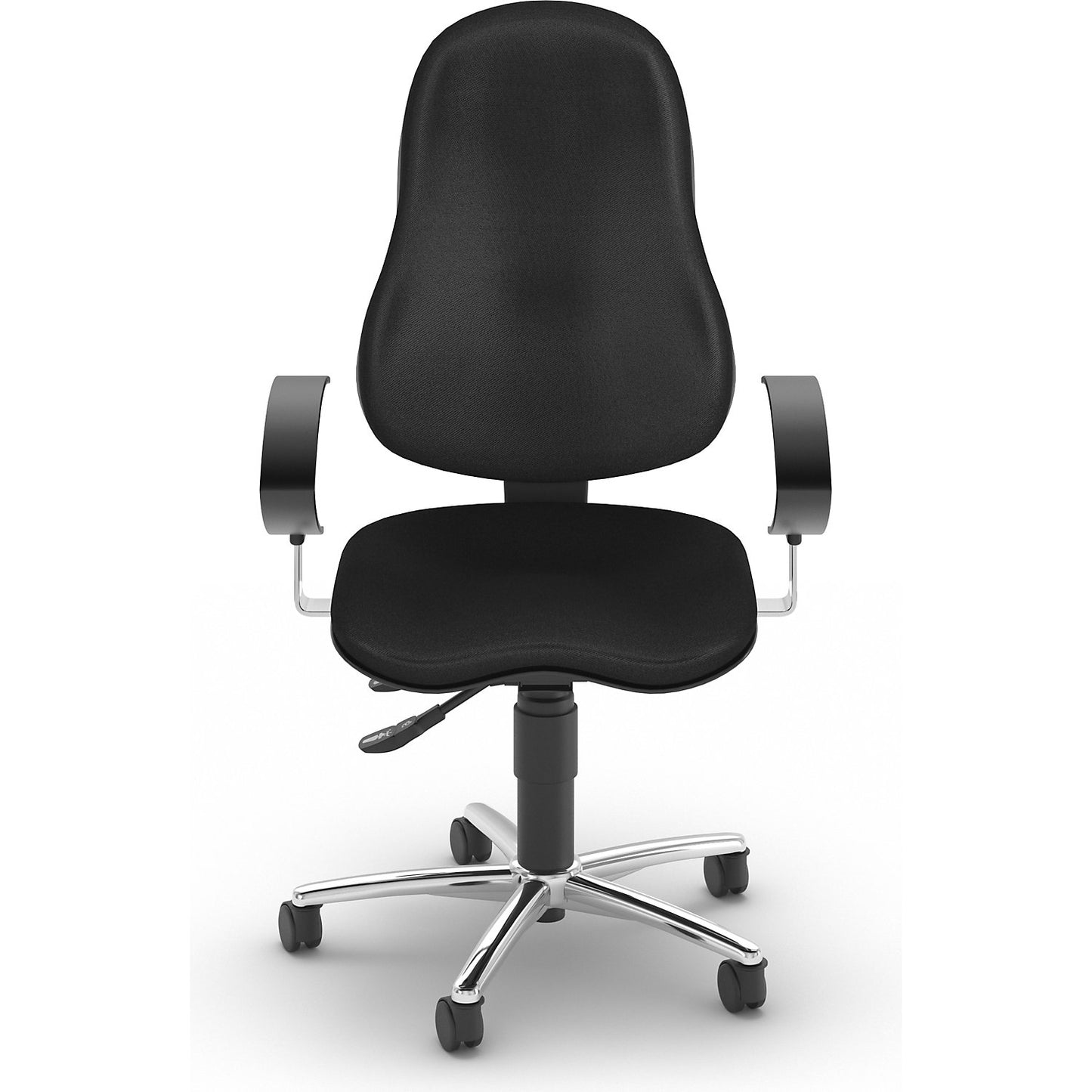 SITNESS 10 office swivel chair, with adjustable armrests, black.