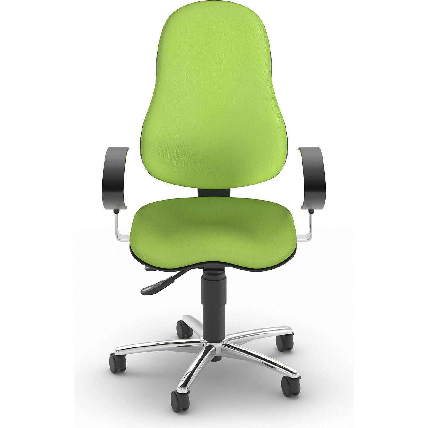 SITNESS 10 office swivel chair, with adjustable armrests, apple green.
