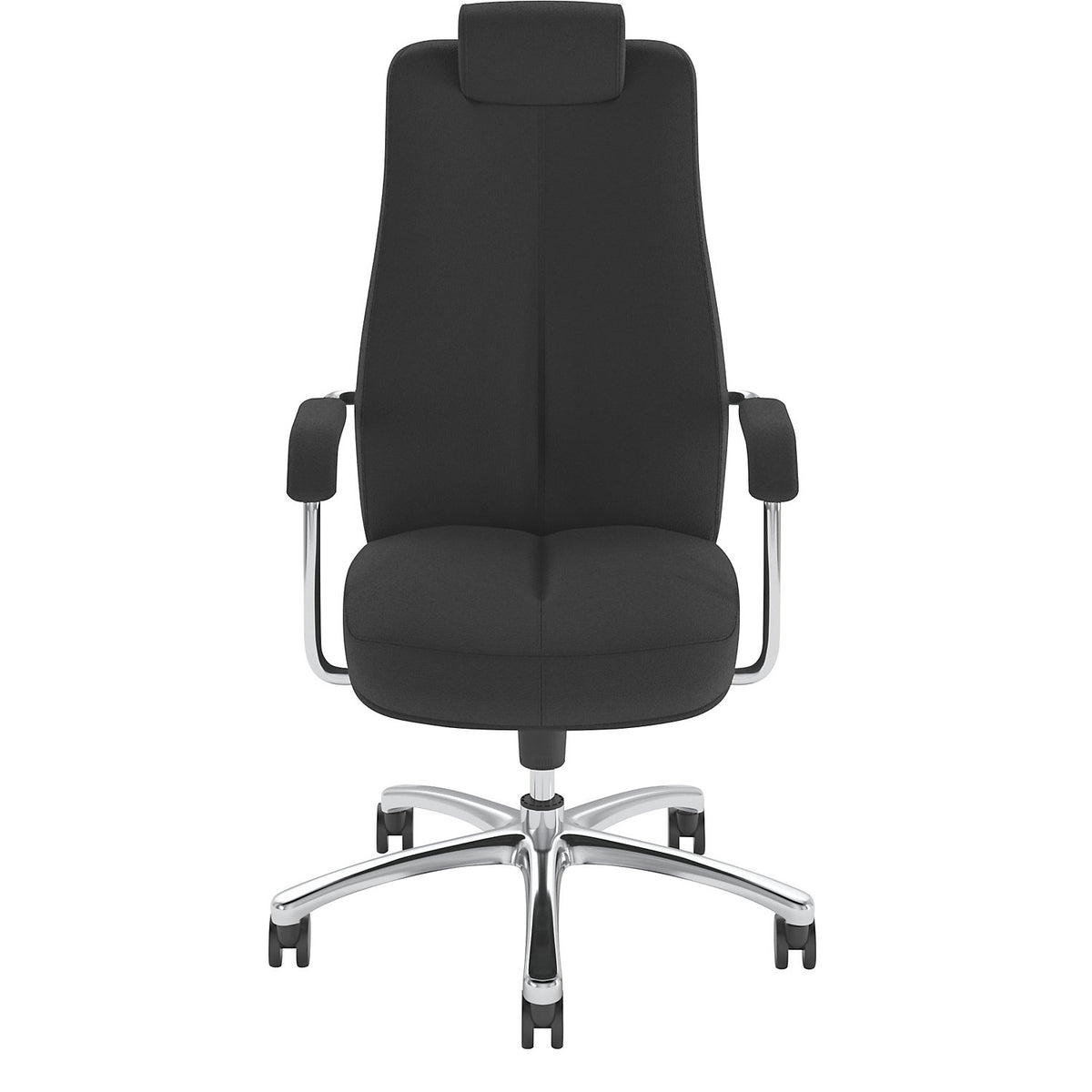 SONATA operator swivel chair, with head rest, adjustable head rest, fabric.
