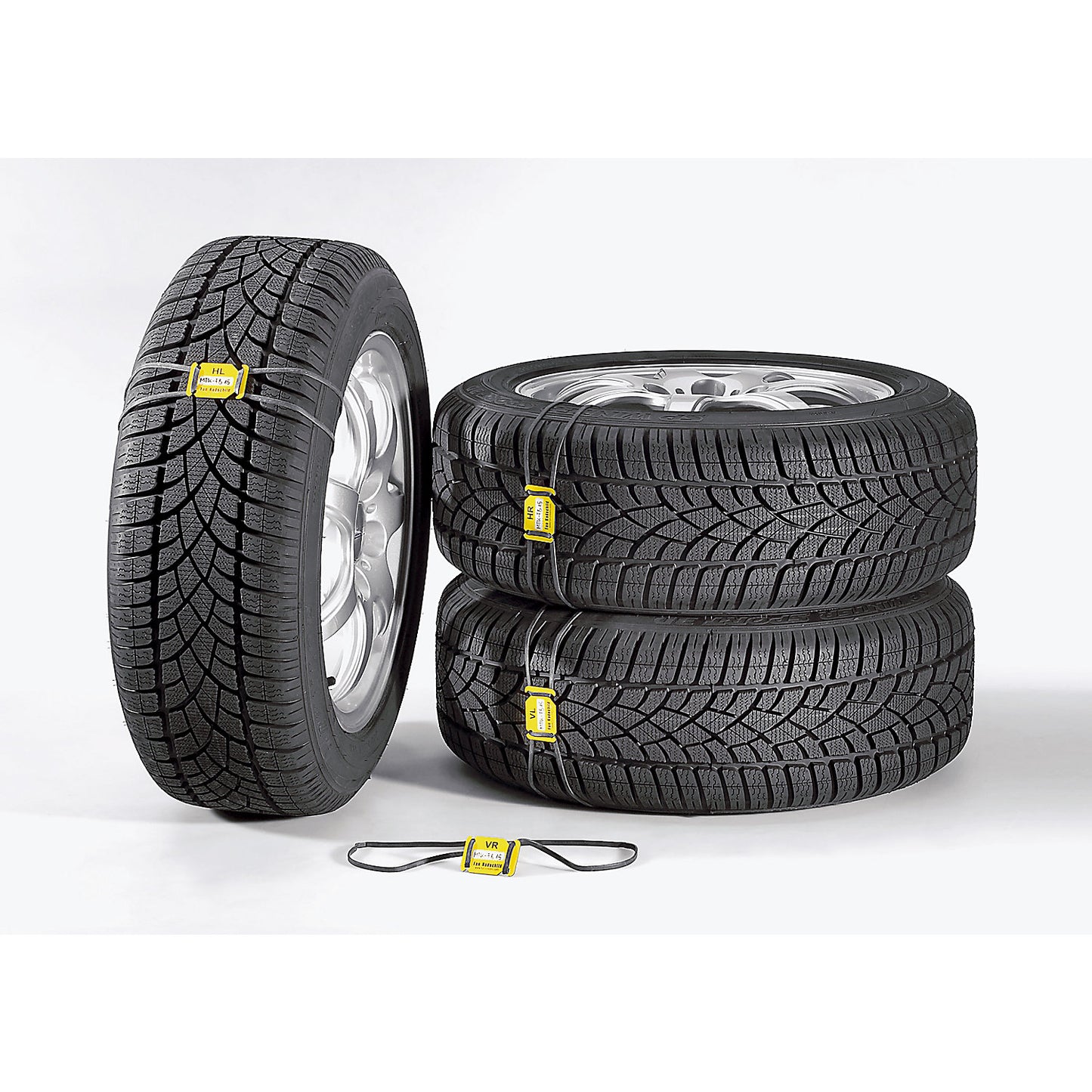 Tyre marking system, pack of 20, tyre sign with rubber.