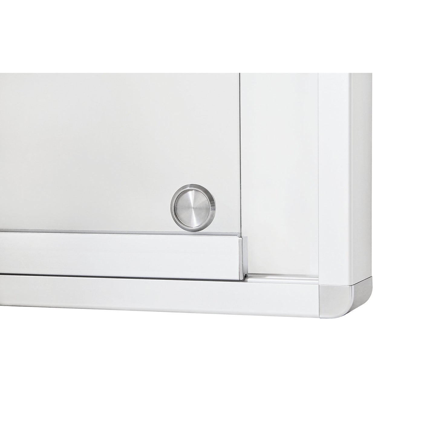 Display case, with sliding doors, capacity 30 x A4.