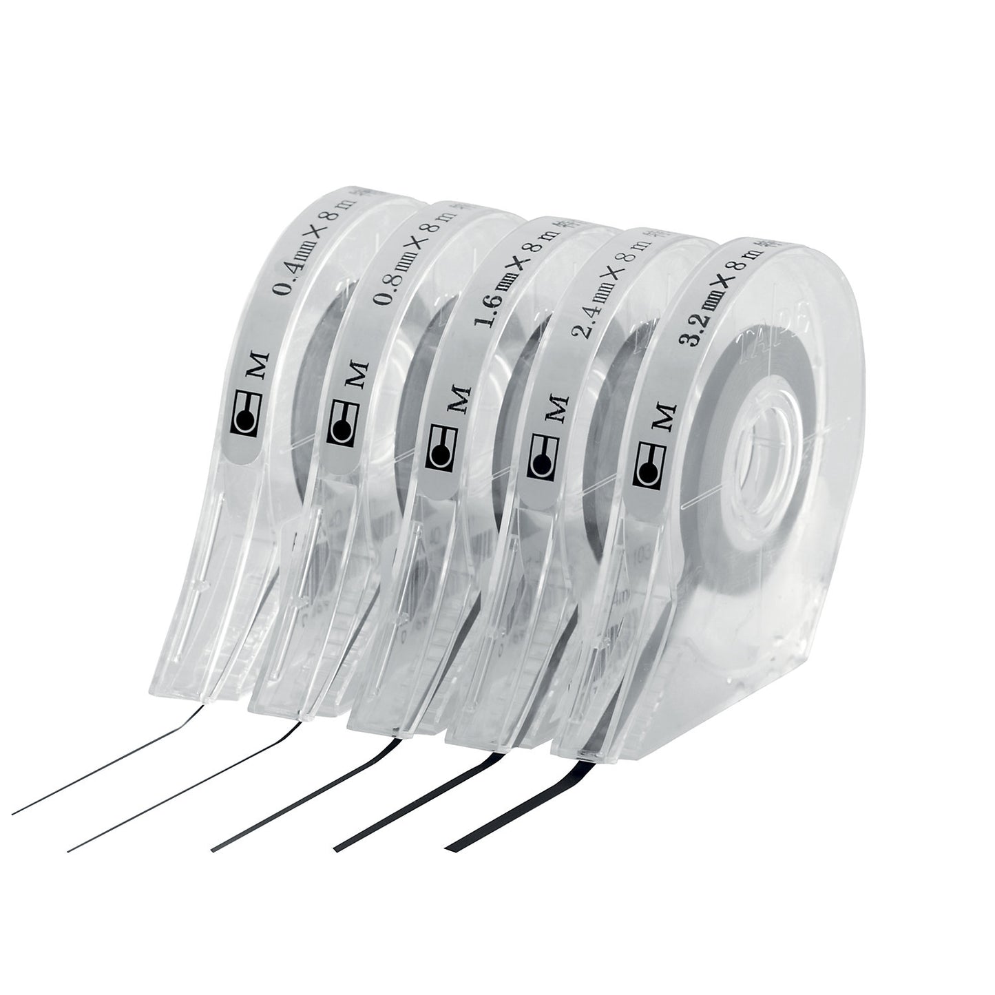 Marker tape, length 8 m, pack of 2 rolls, width 0.8 mm.
