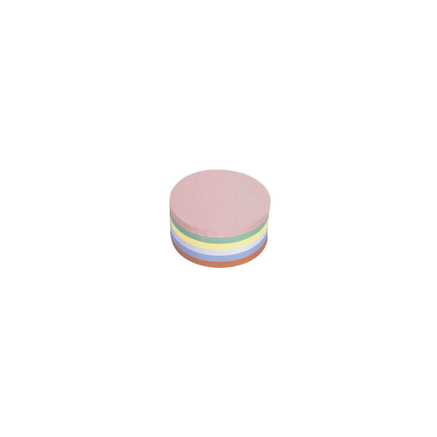 Presentation cards, round, pack of 1000, assorted colours, Ø 190 mm.