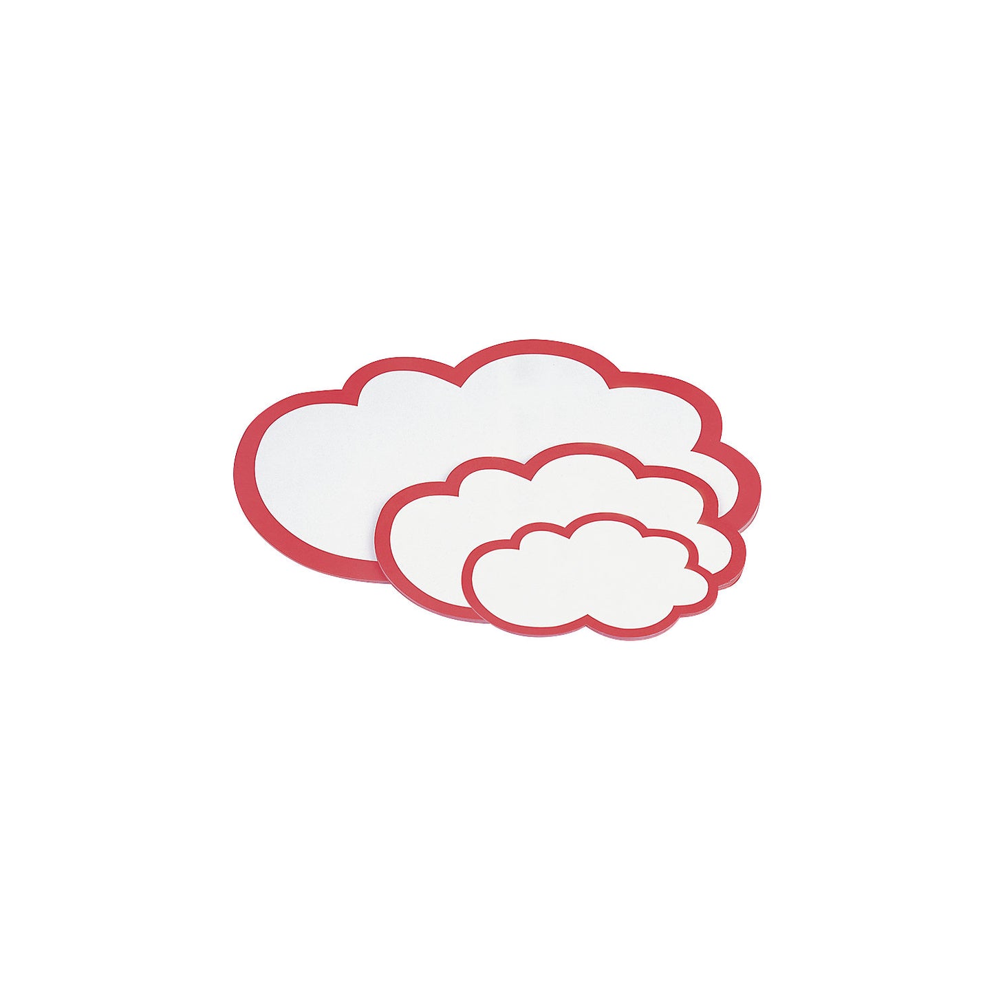 Presentation cards, large presentation cloud, pack of 40, 610 x 370 mm.