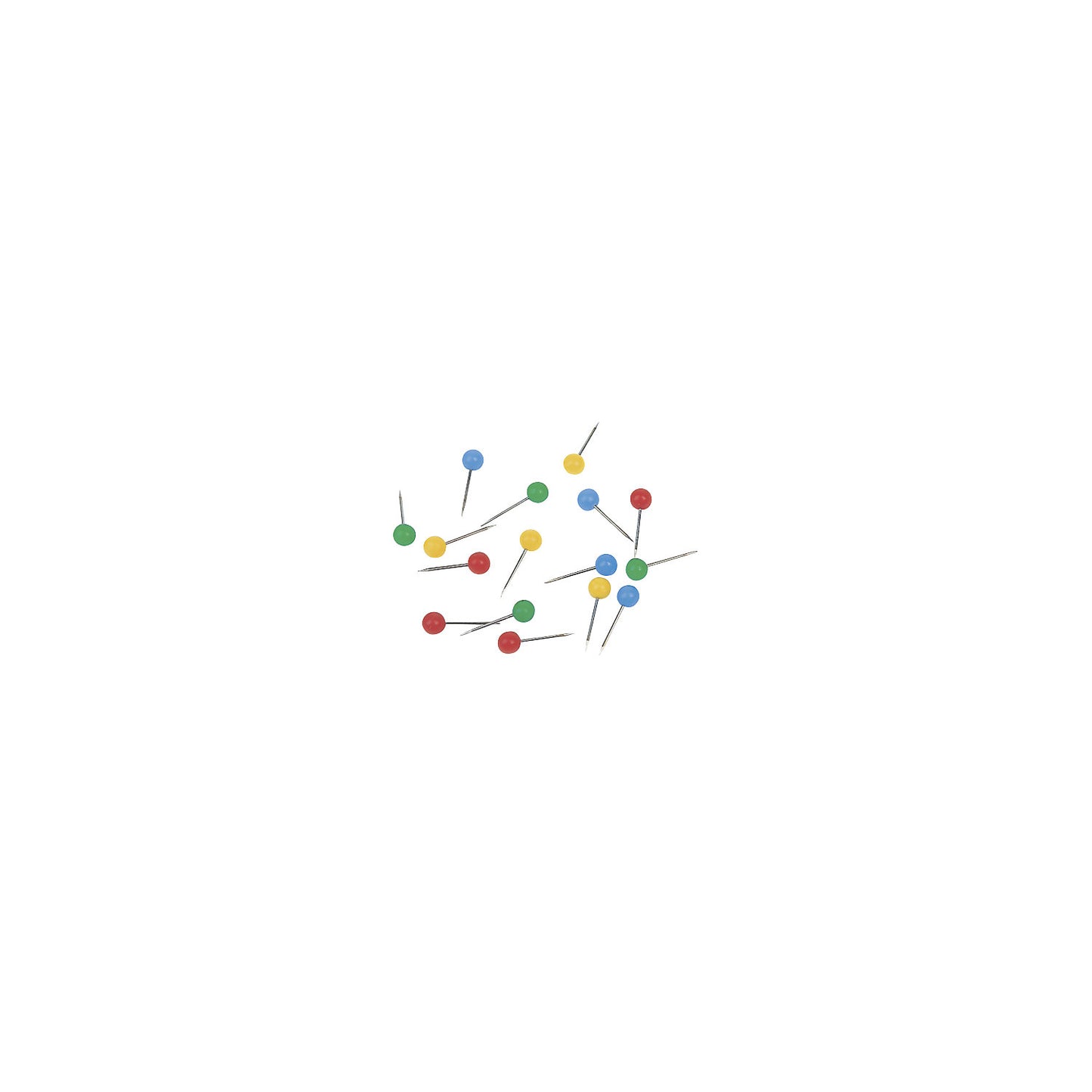 Push pins, pack of 800, yellow.