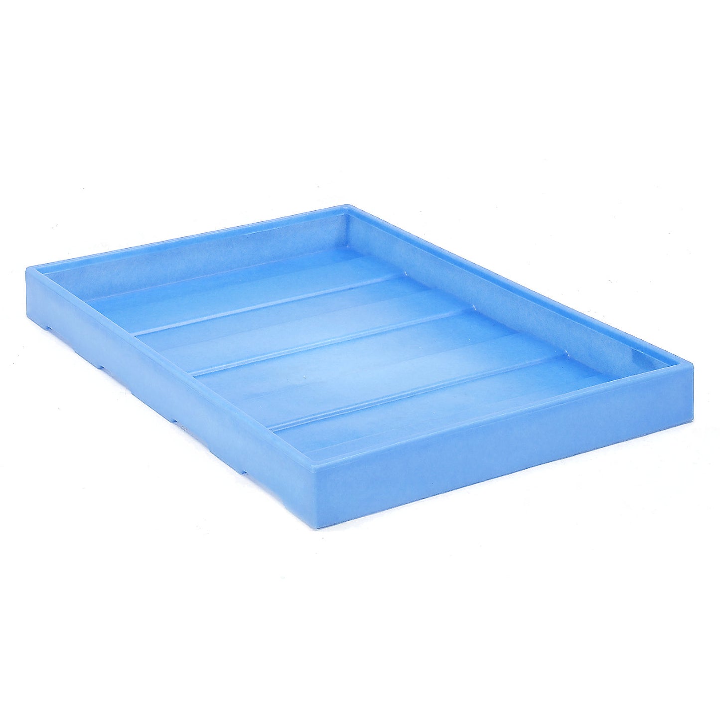 PE sump tray, LxWxH 1660 x 1260 x 150 mm, sump capacity 300 l, without grate.