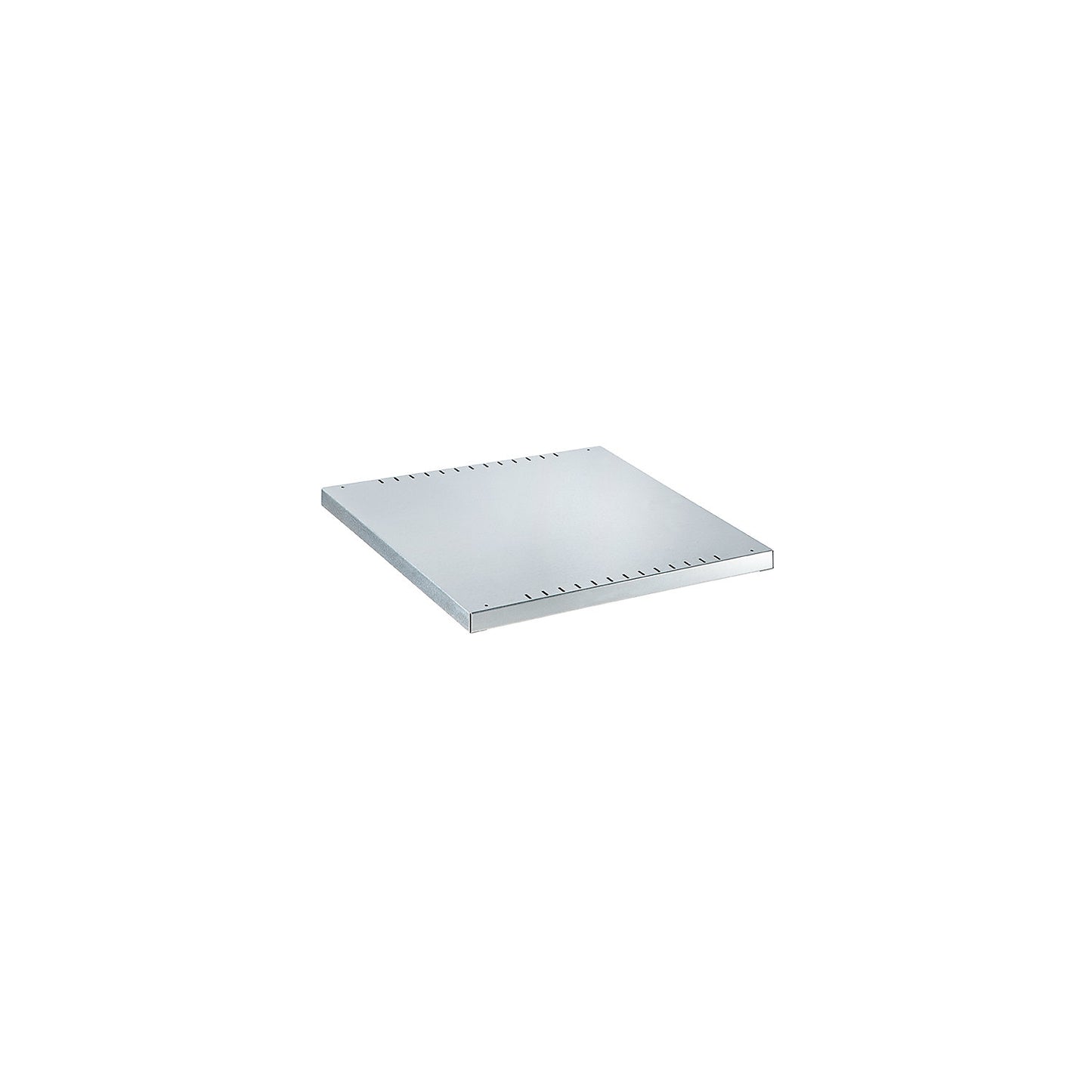 Shelf, zinc plated, for width 500 mm, max. load 60 kg.