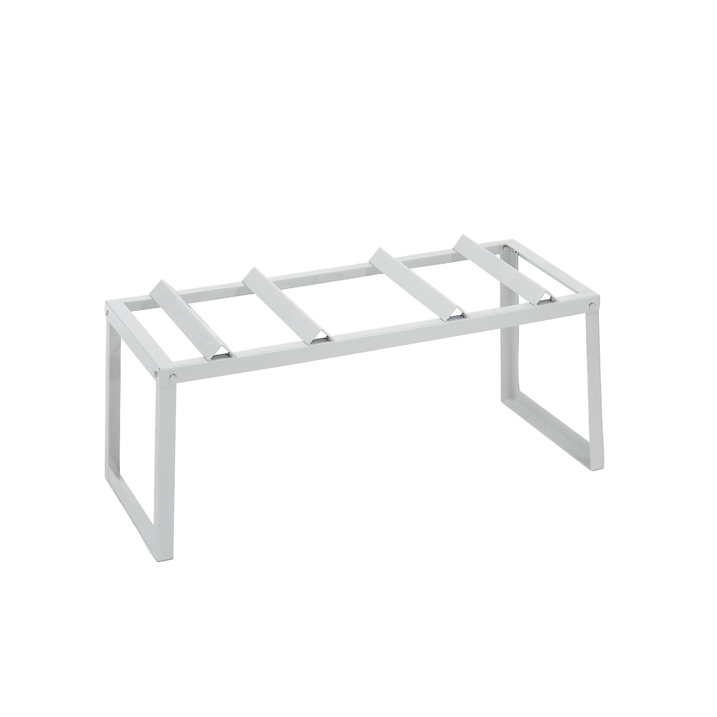 Drum stand, powder coated, for 2 x 60 or 200 l drums, light grey.