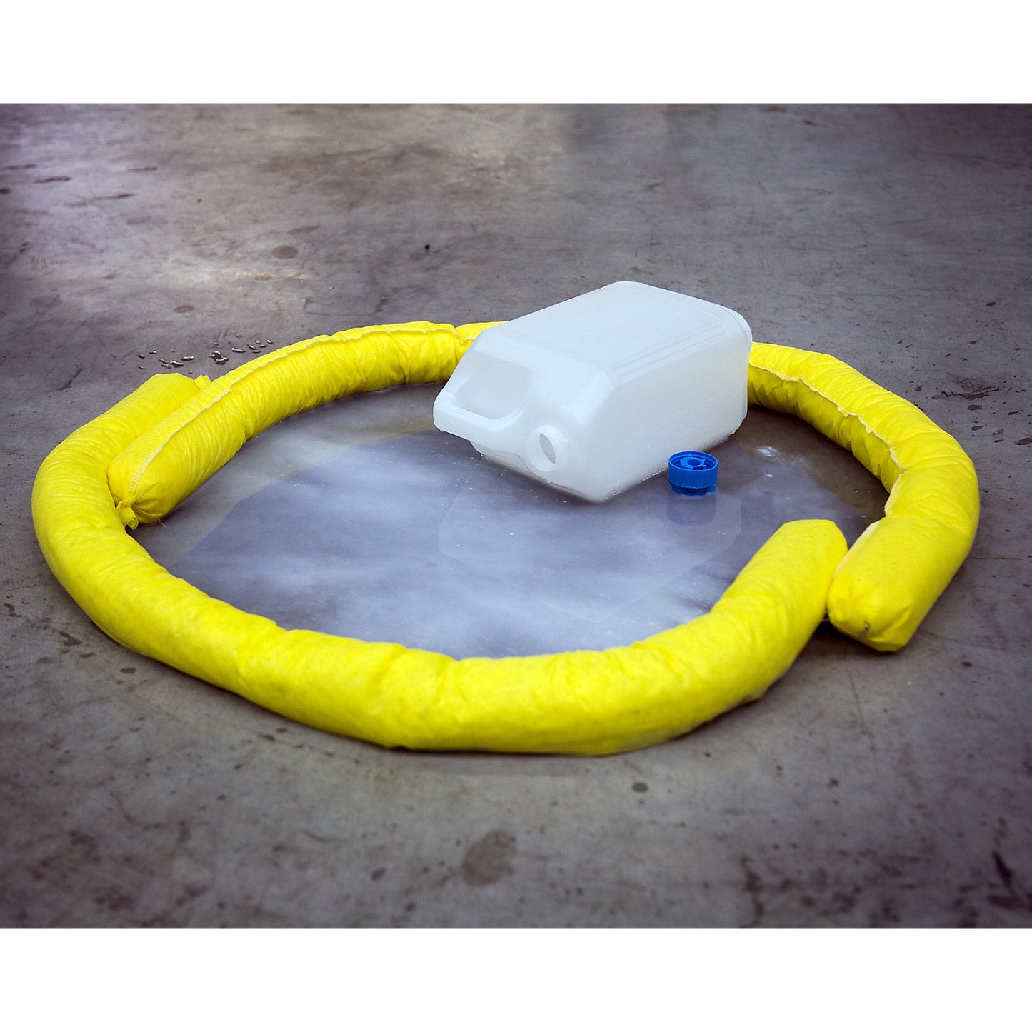Absorbent fleece sock, chemical version, length 3000 mm, Ø 75 mm, pack of 8.