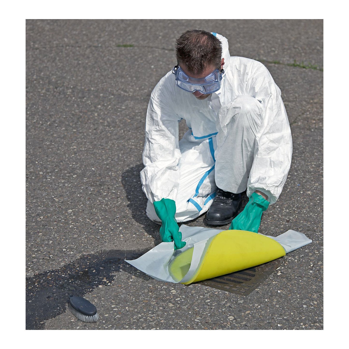 Sealing mat, mat thickness 8 mm, reusable, round, Ø 450 mm.