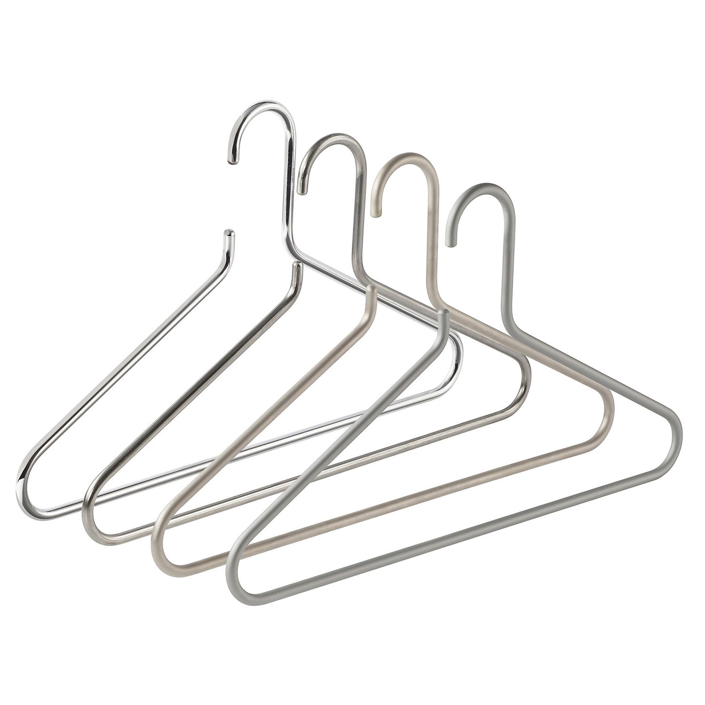 AGELESS coat hanger, diameter 8 mm, pack of 4, traffic white RAL 9016.