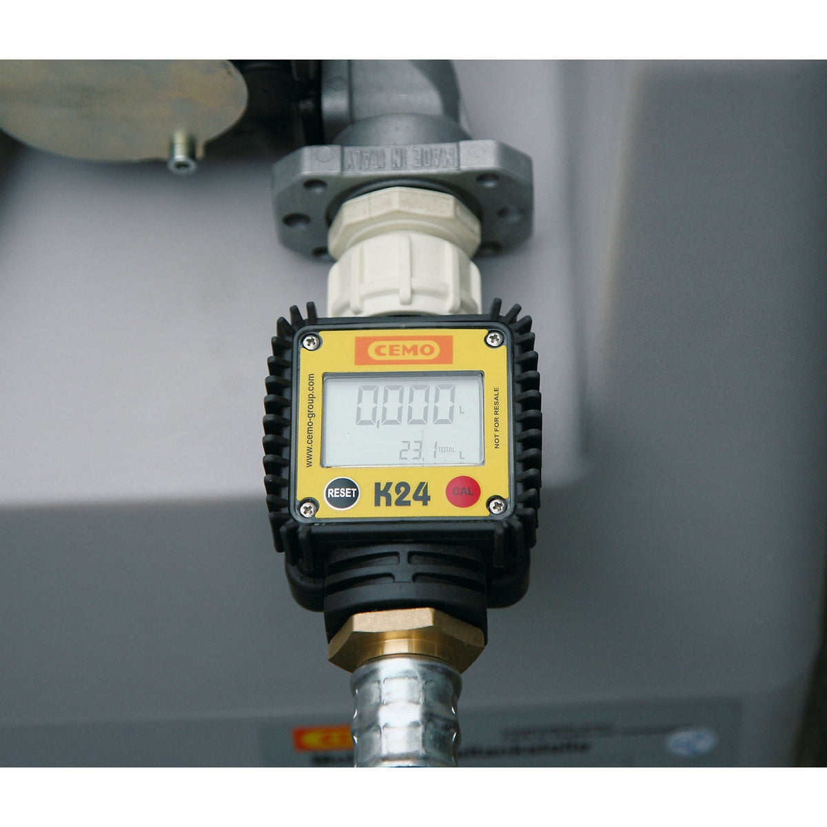 Flow meter, for DT-Mobile Easy 200 l, for electric pumps 12 V and 24 V, 40 l/min.