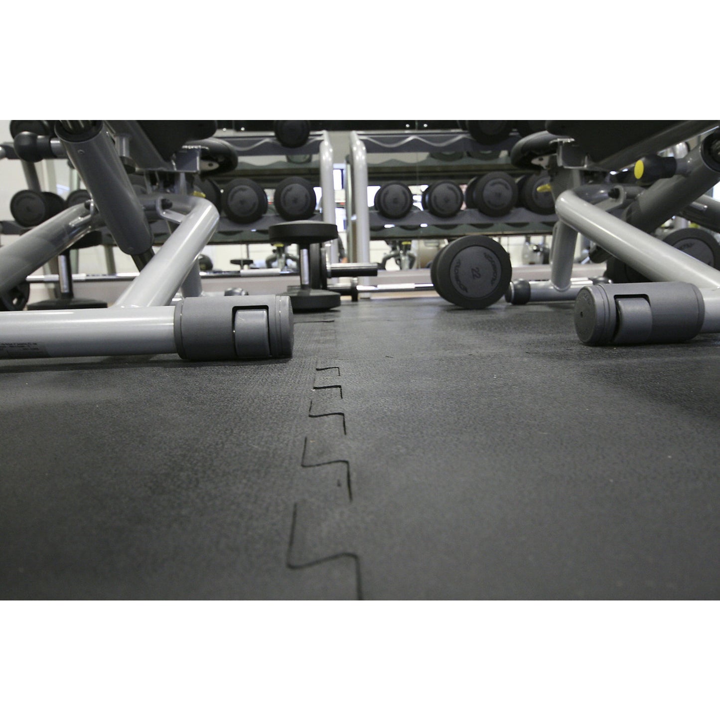 Sport-Tile plug-in system, centre section, LxW 610 x 610 mm.