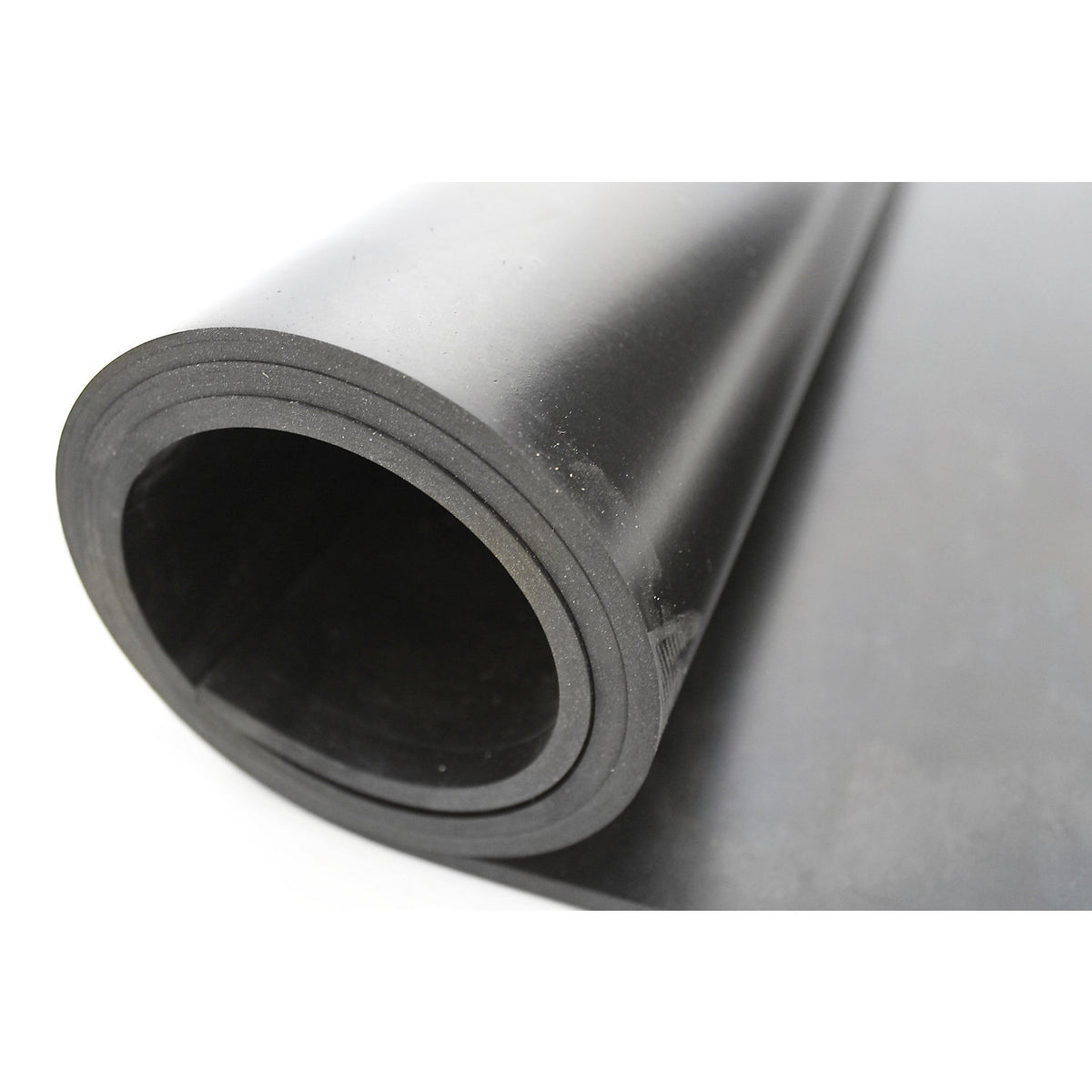 Industrial rubber, nitrile, width 1400 mm, per metre, height 3 mm.