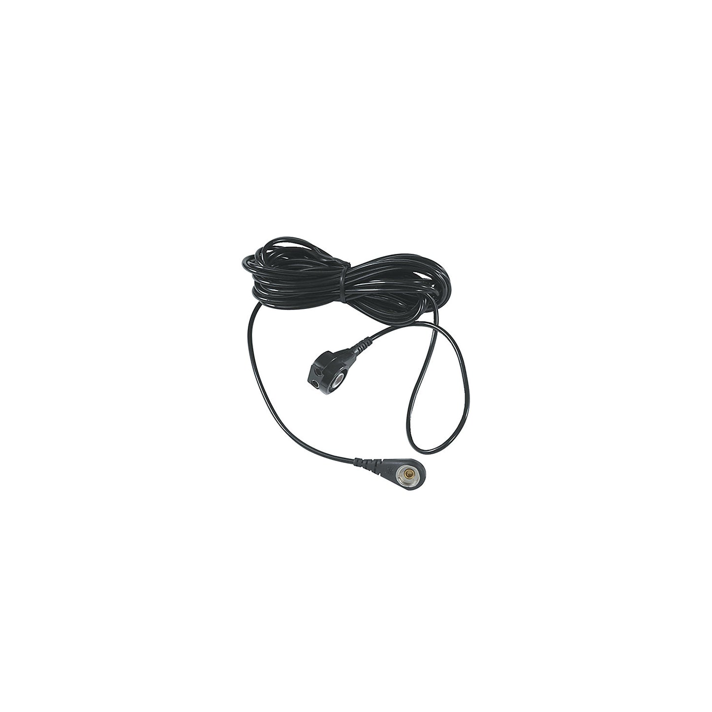Earthing cable, 2 inputs, with stud connector, for wrist strap.