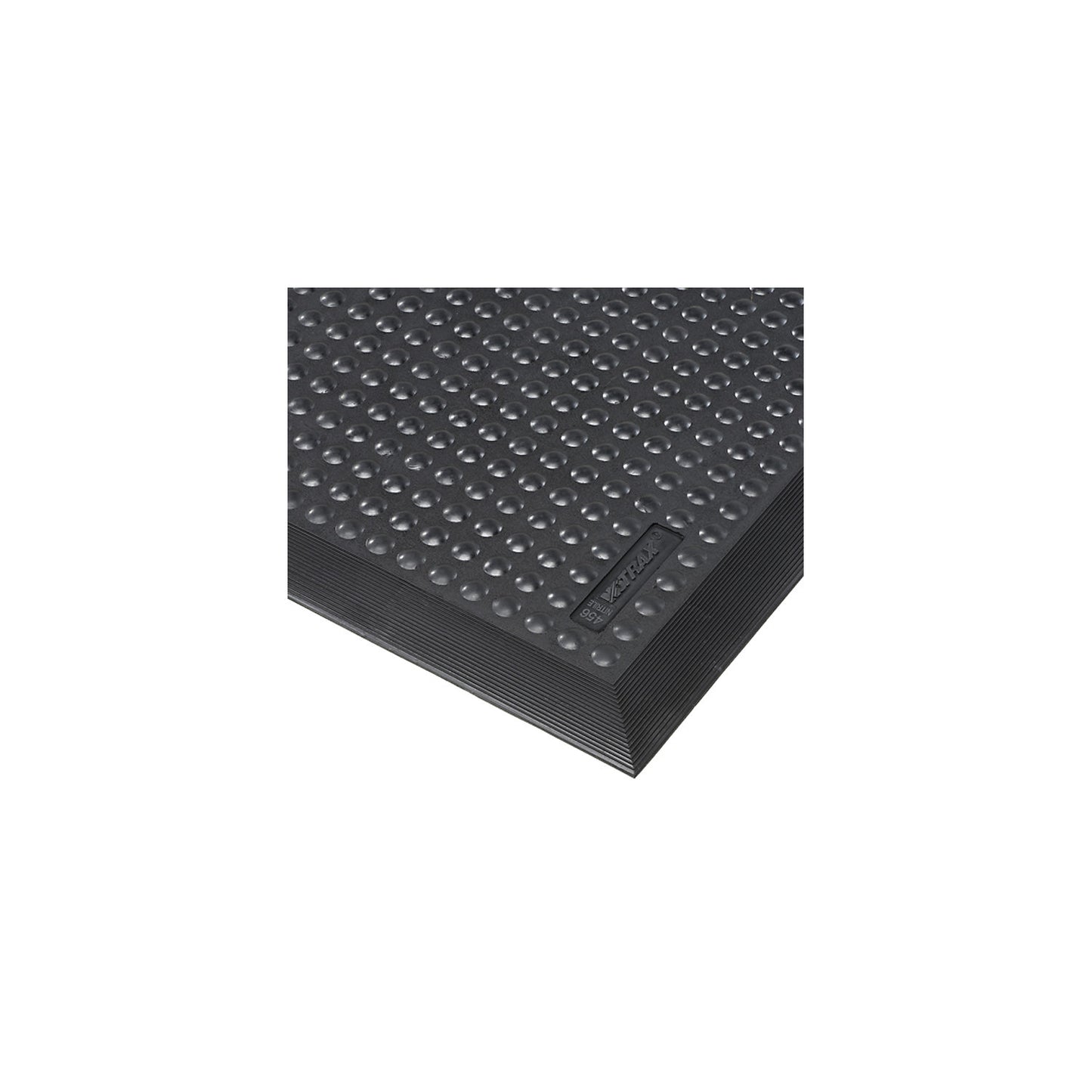 Skystep nitrile rubber workstation matting, black, LxWxH 900 x 600 x 13 mm.