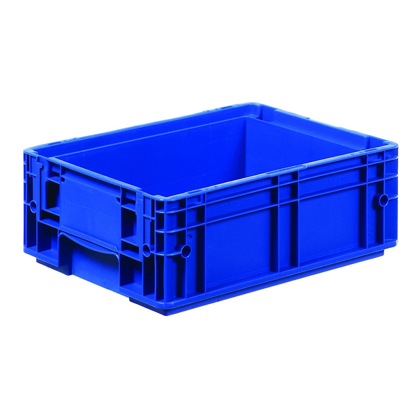 R-KLT container made of PP, blue, capacity 11.8 l, LxW 396 x 297 mm.