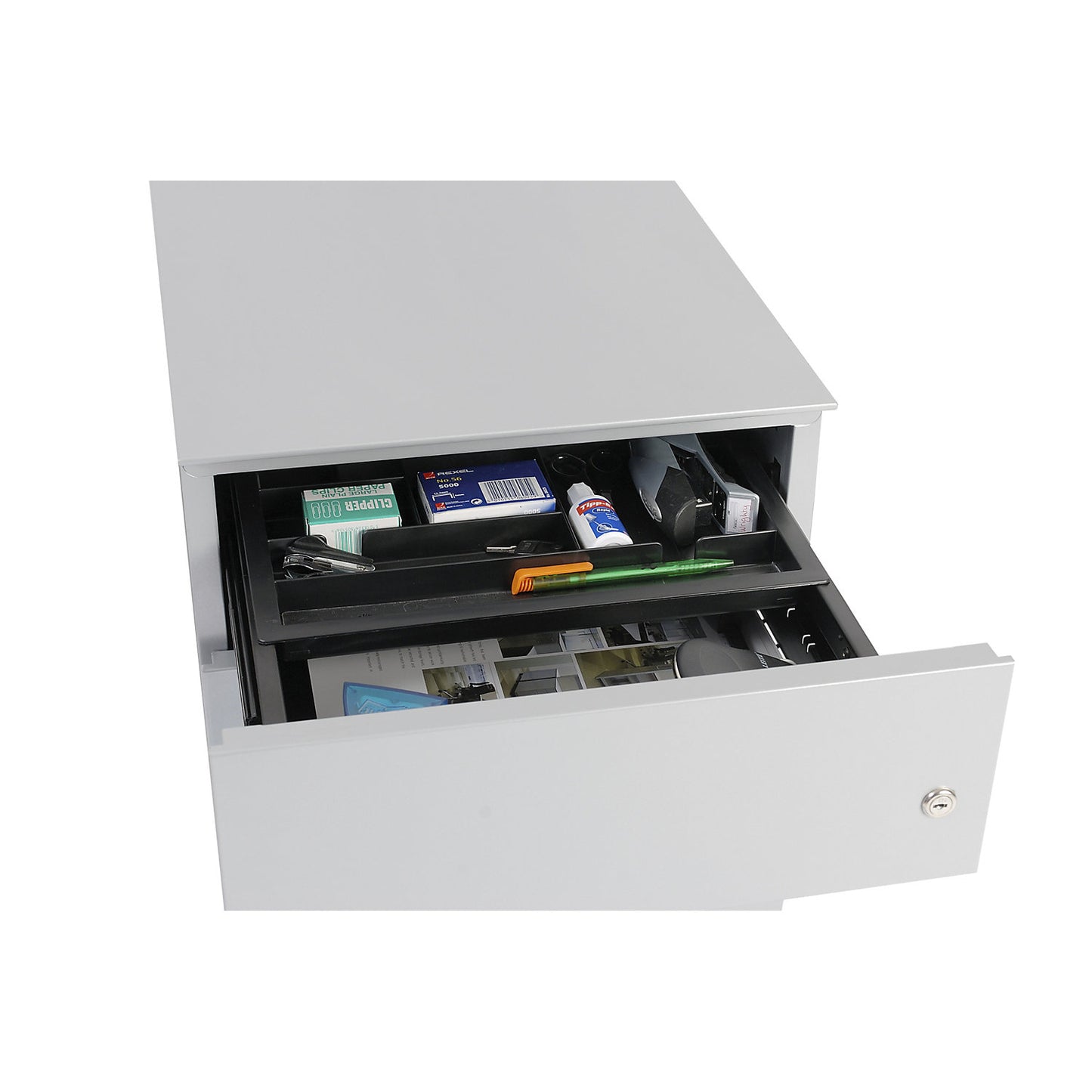 Utensil tray, A4, for insertion in the drawer.